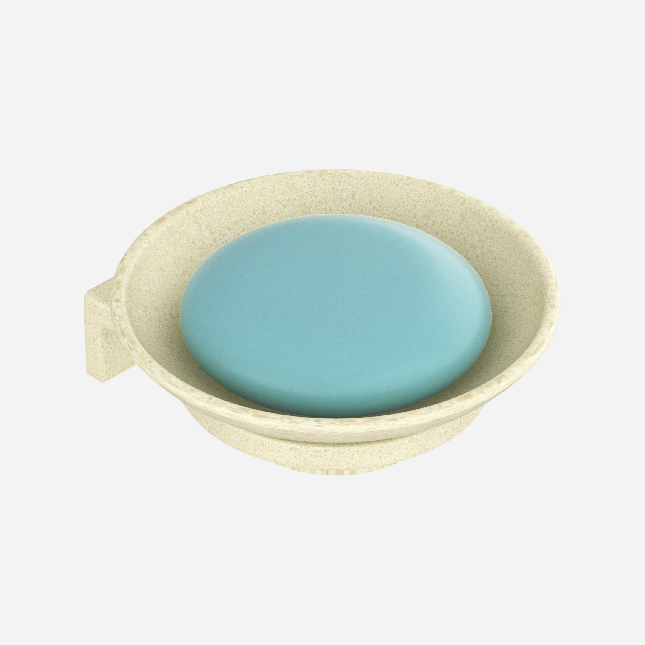 Round Soap Dish With Holder