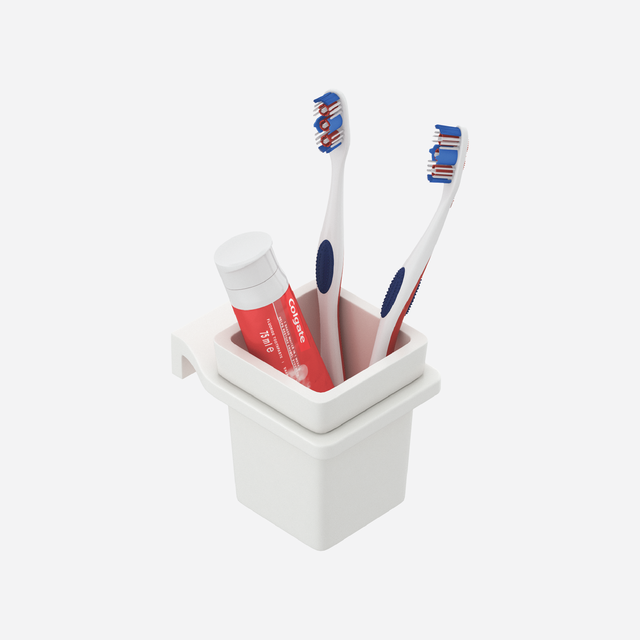 Square Glass With Holder