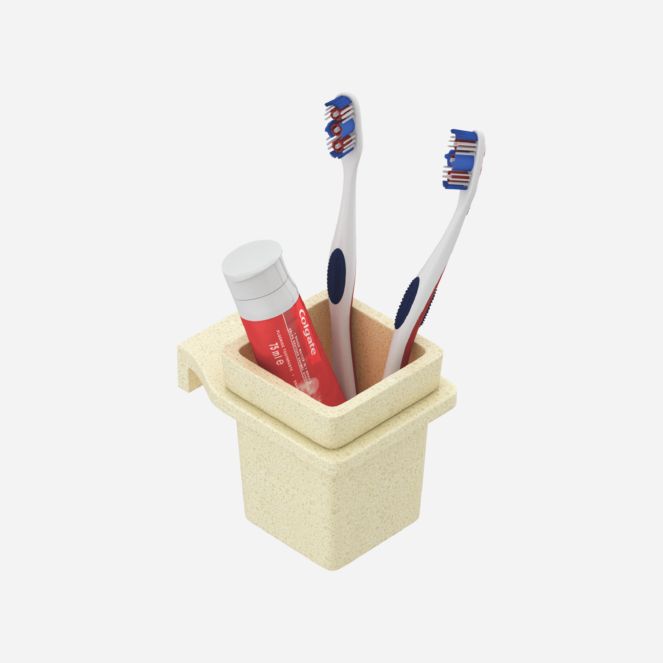 Square Glass With Holder