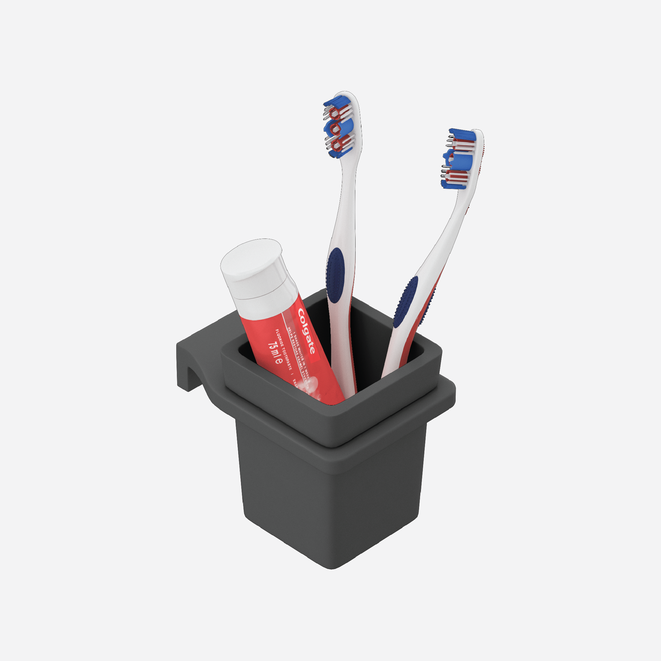 Square Glass With Holder