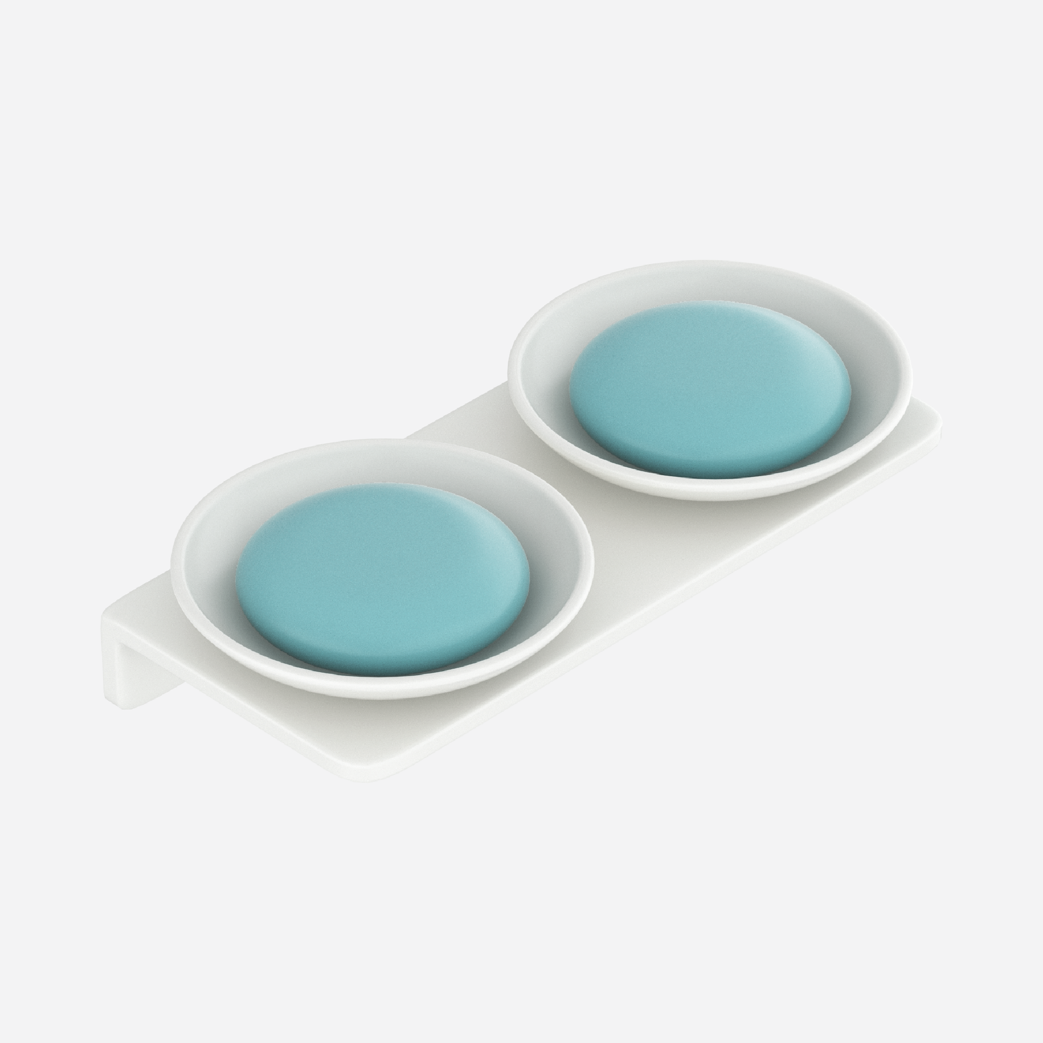 Double Round Soap Dish