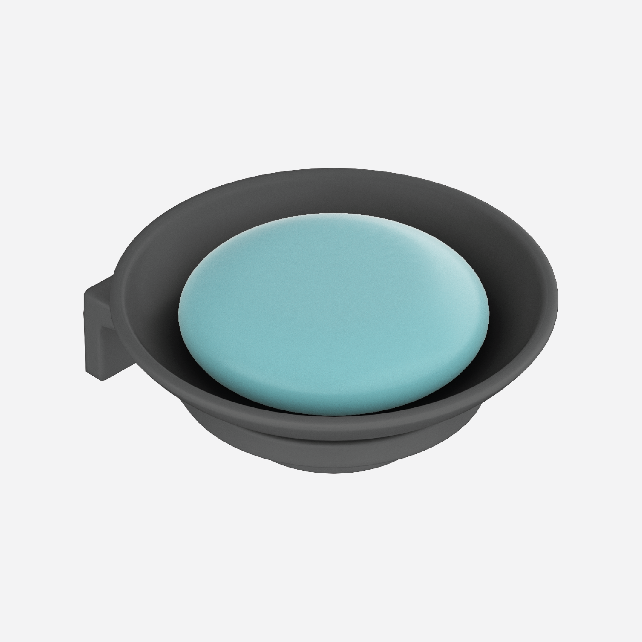 Round Soap Dish With Holder