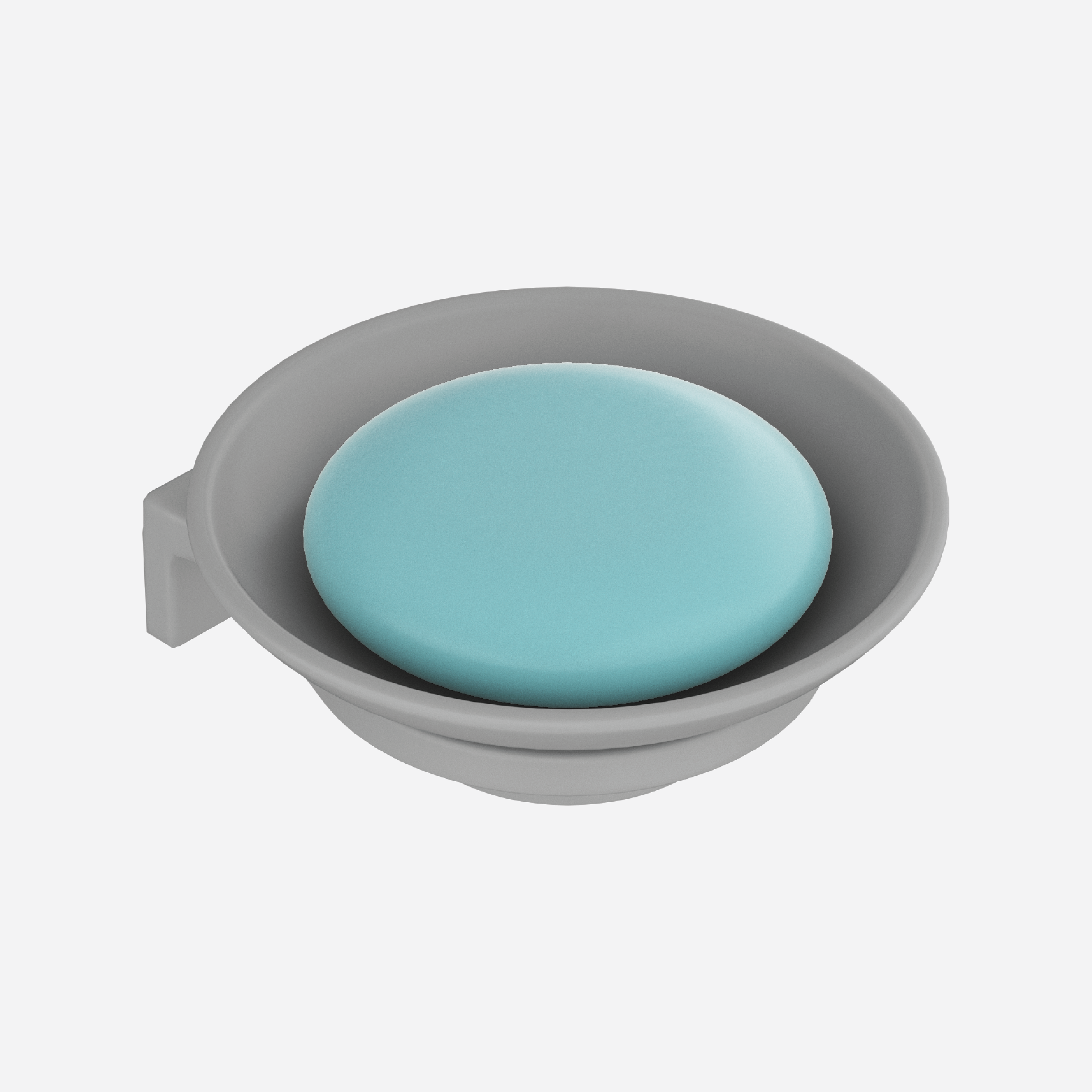 Round Soap Dish With Holder