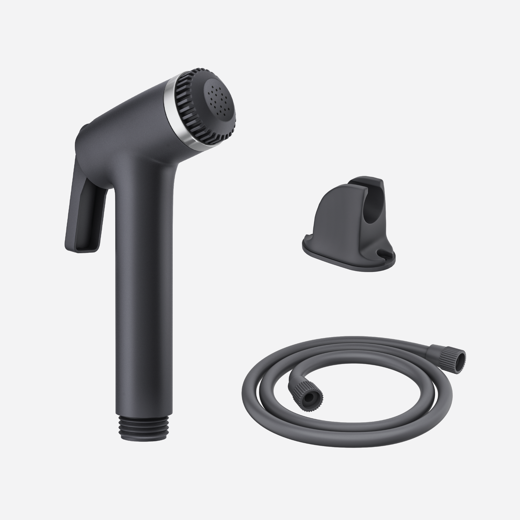 LUMINA | Abs Black Health Faucet 1 Mtr & 1.5 Mtr