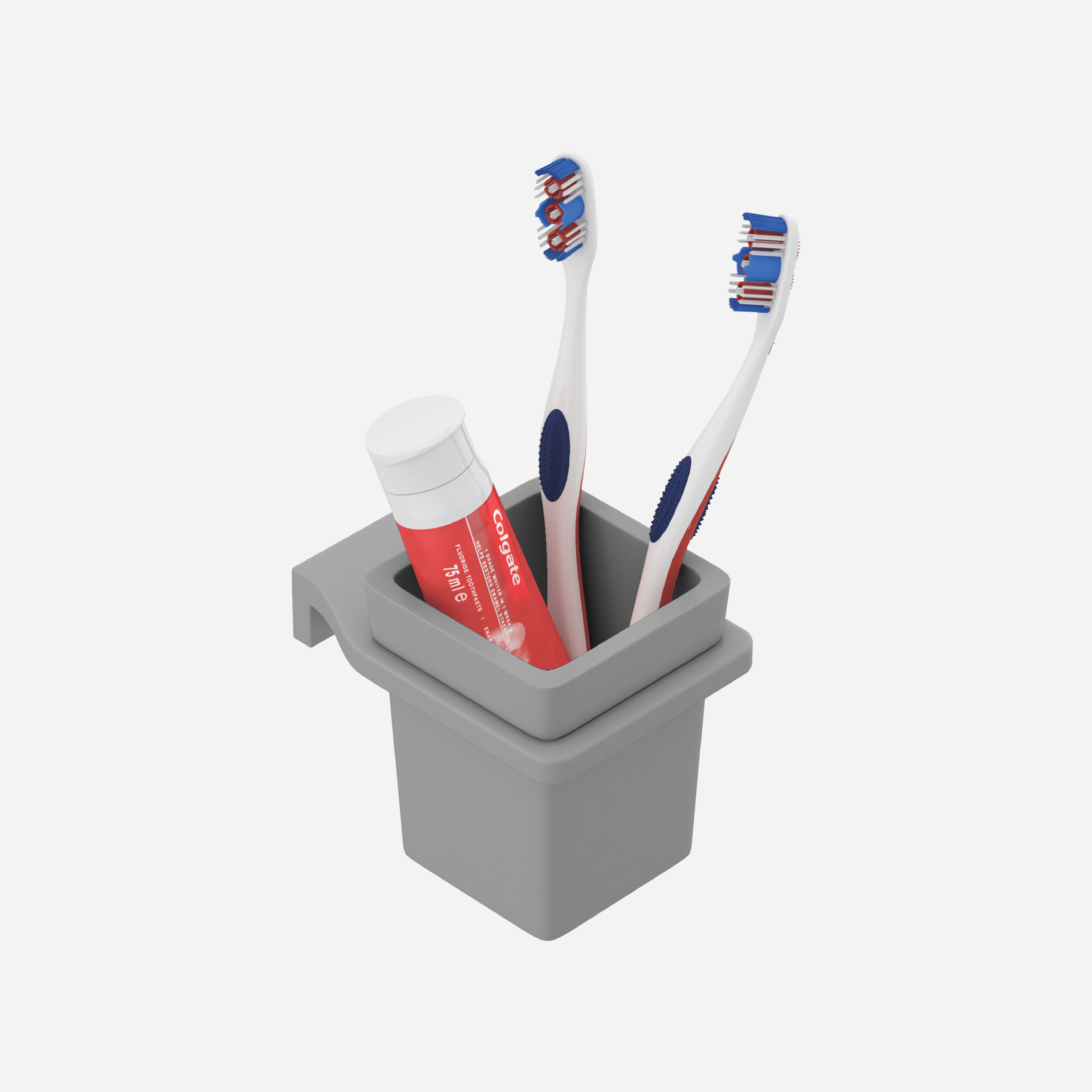 Square Glass With Holder