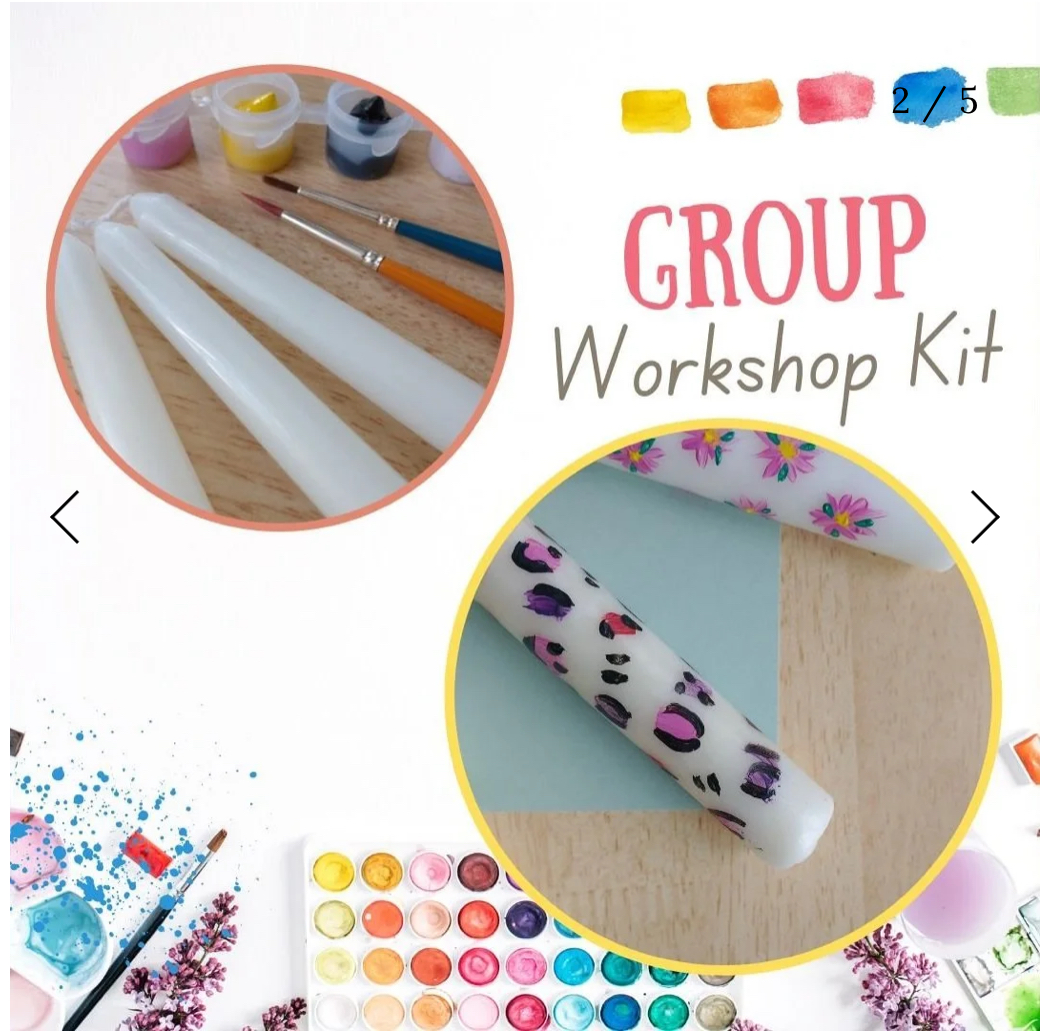 DIY Candle Painting Kit