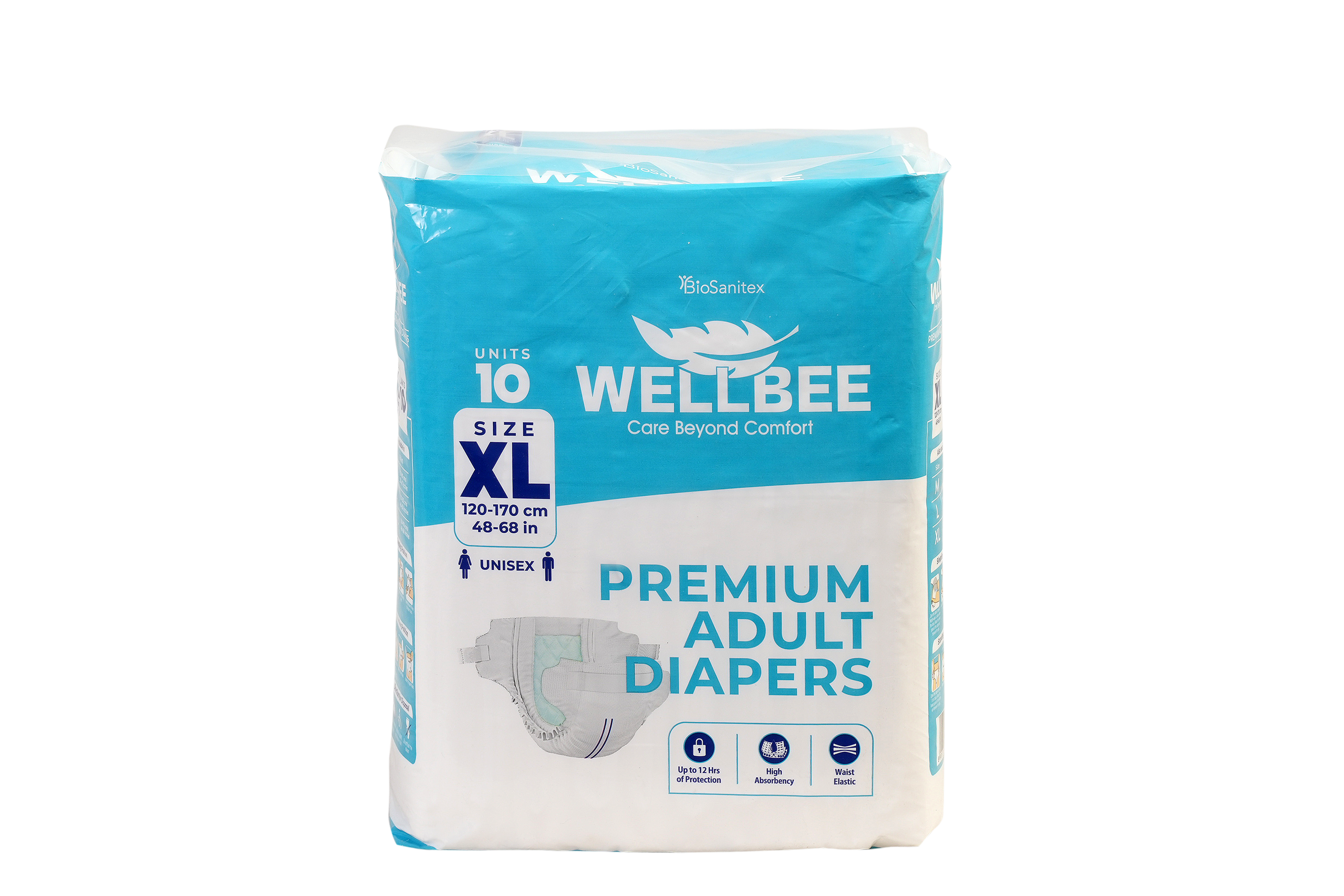 WELLBEE PREMIUM DIAPER - XL 