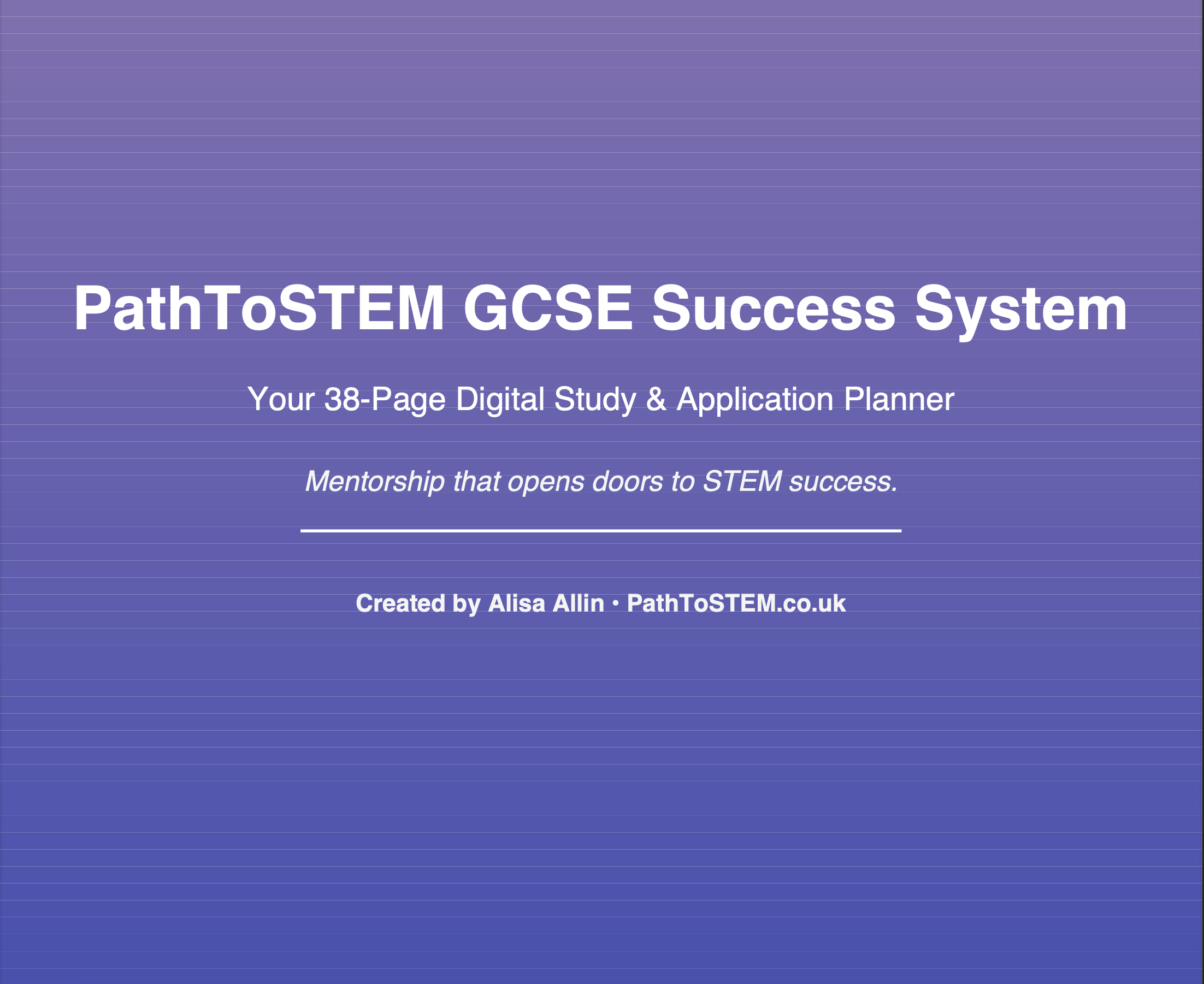 PathToSTEM GCSE STEM Success System