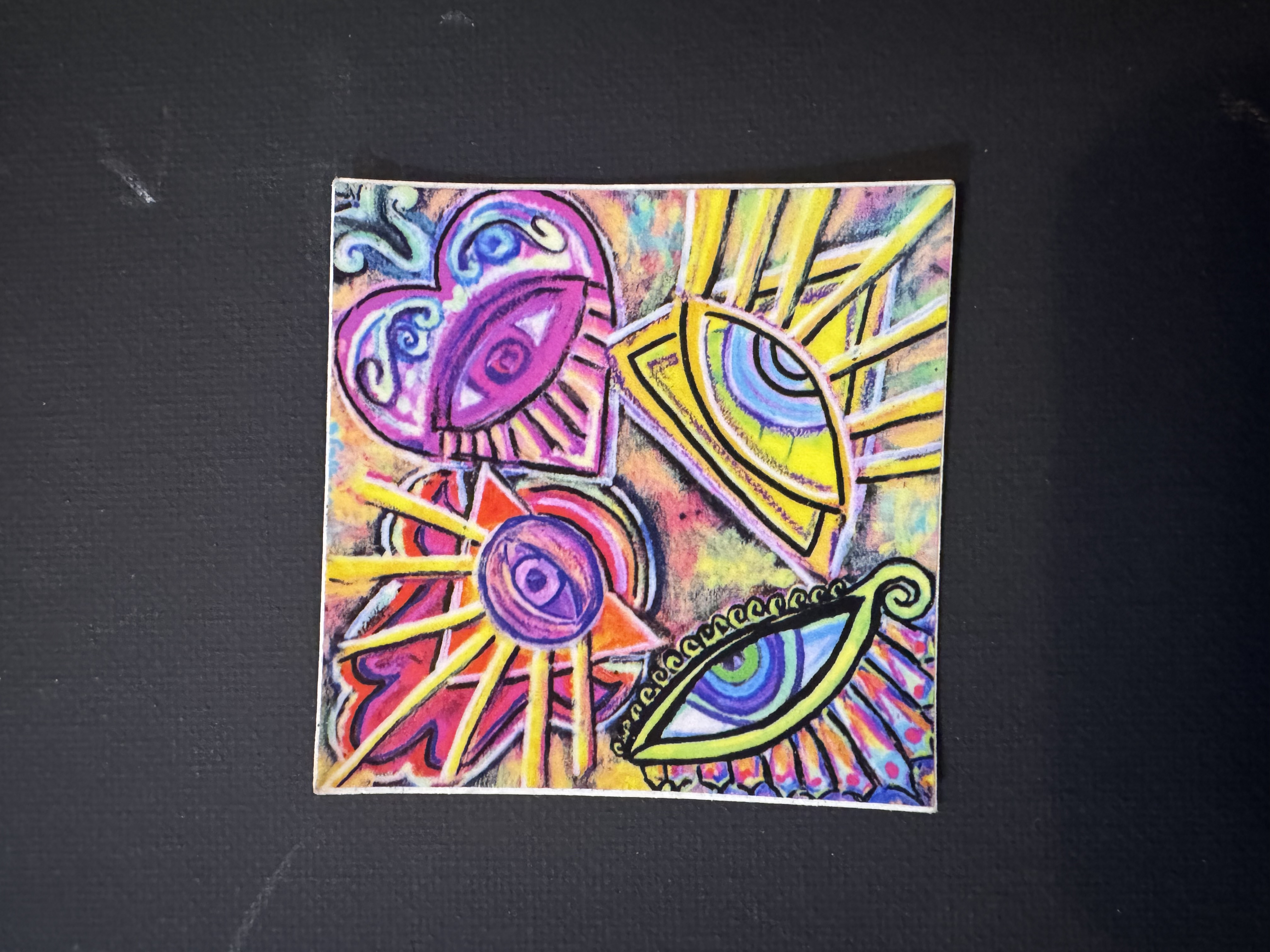 Abstract Eye Sticker