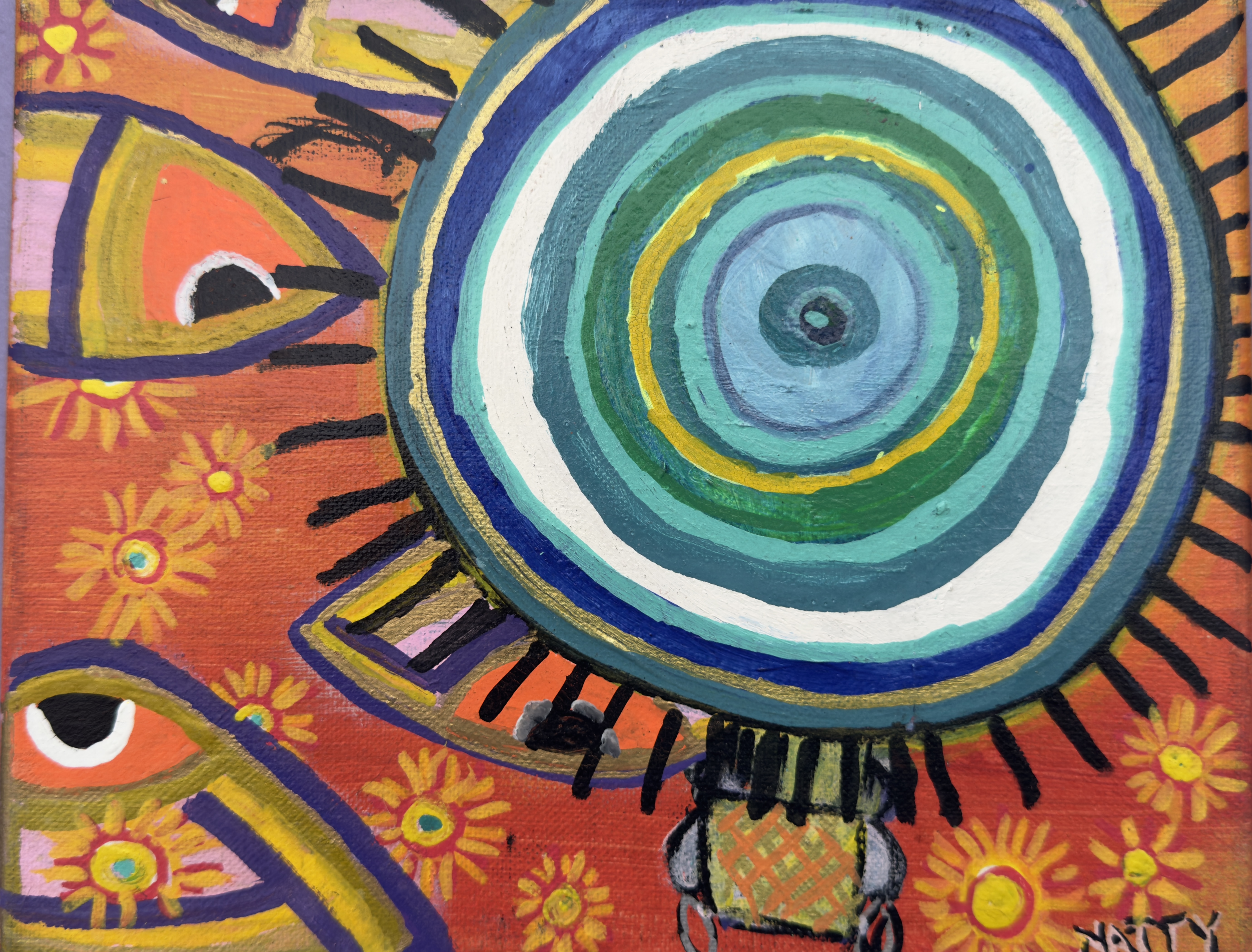 Vibrant Abstract Painting