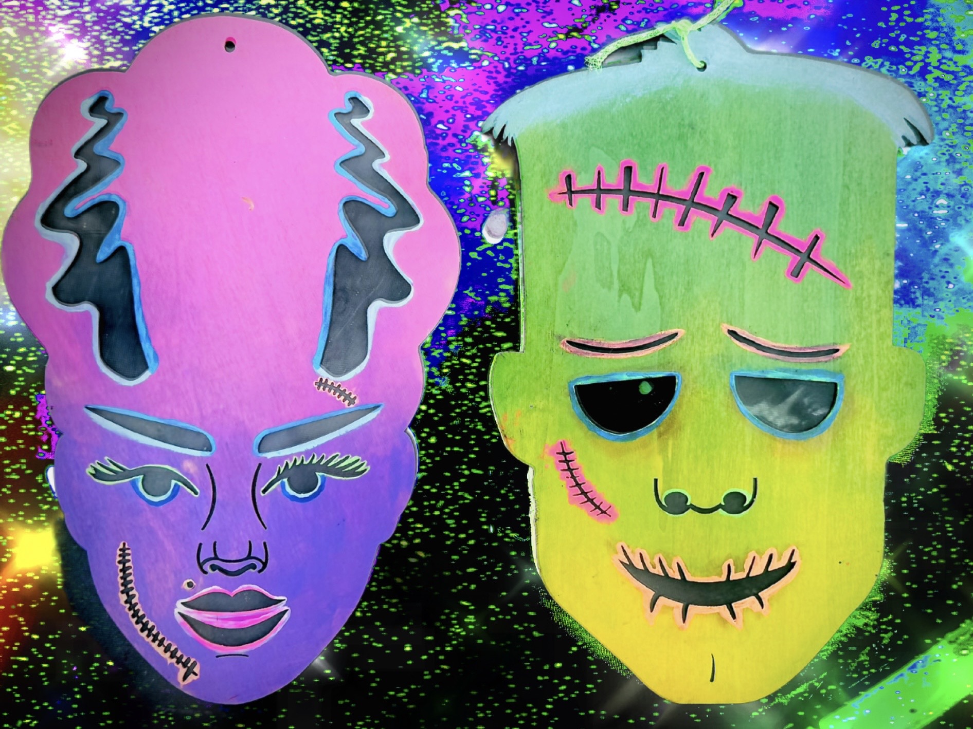 Monster Couple Print