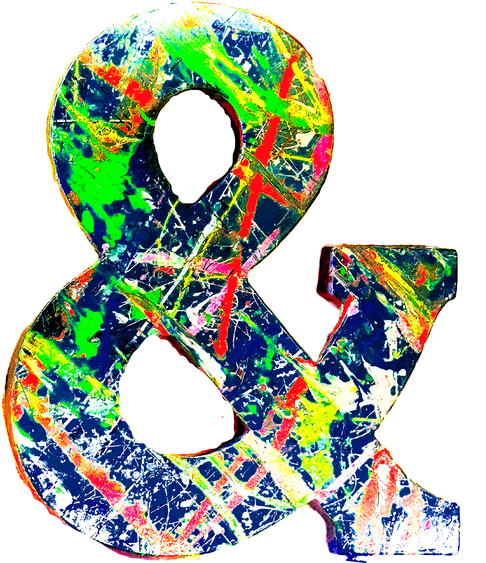 Colorful Ampersand sticker