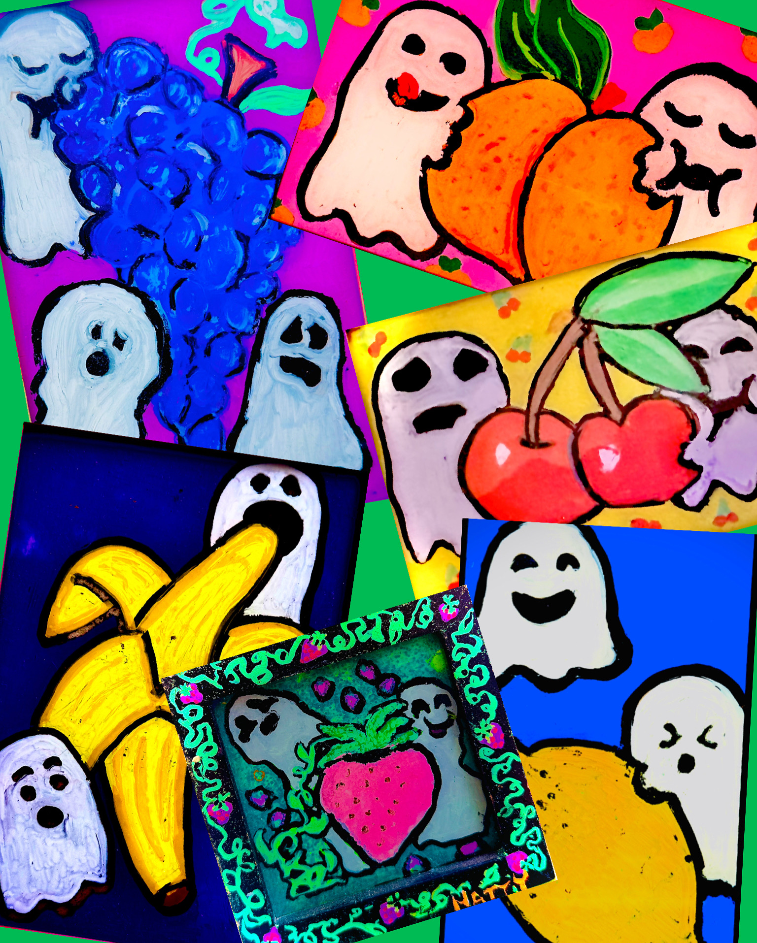 Fruit Ghost Art Prints
