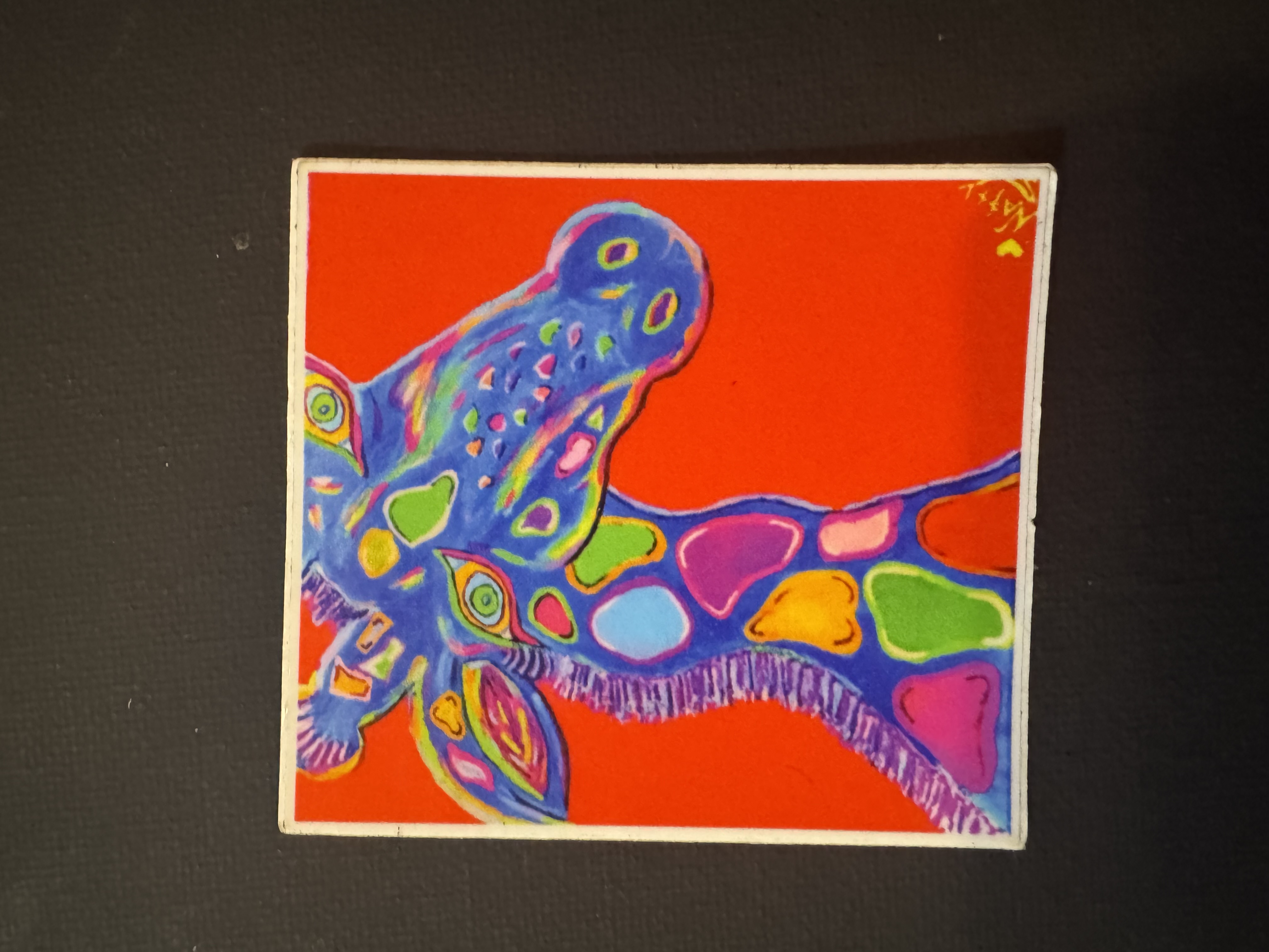 Giraffe and eyes of protection sticlers