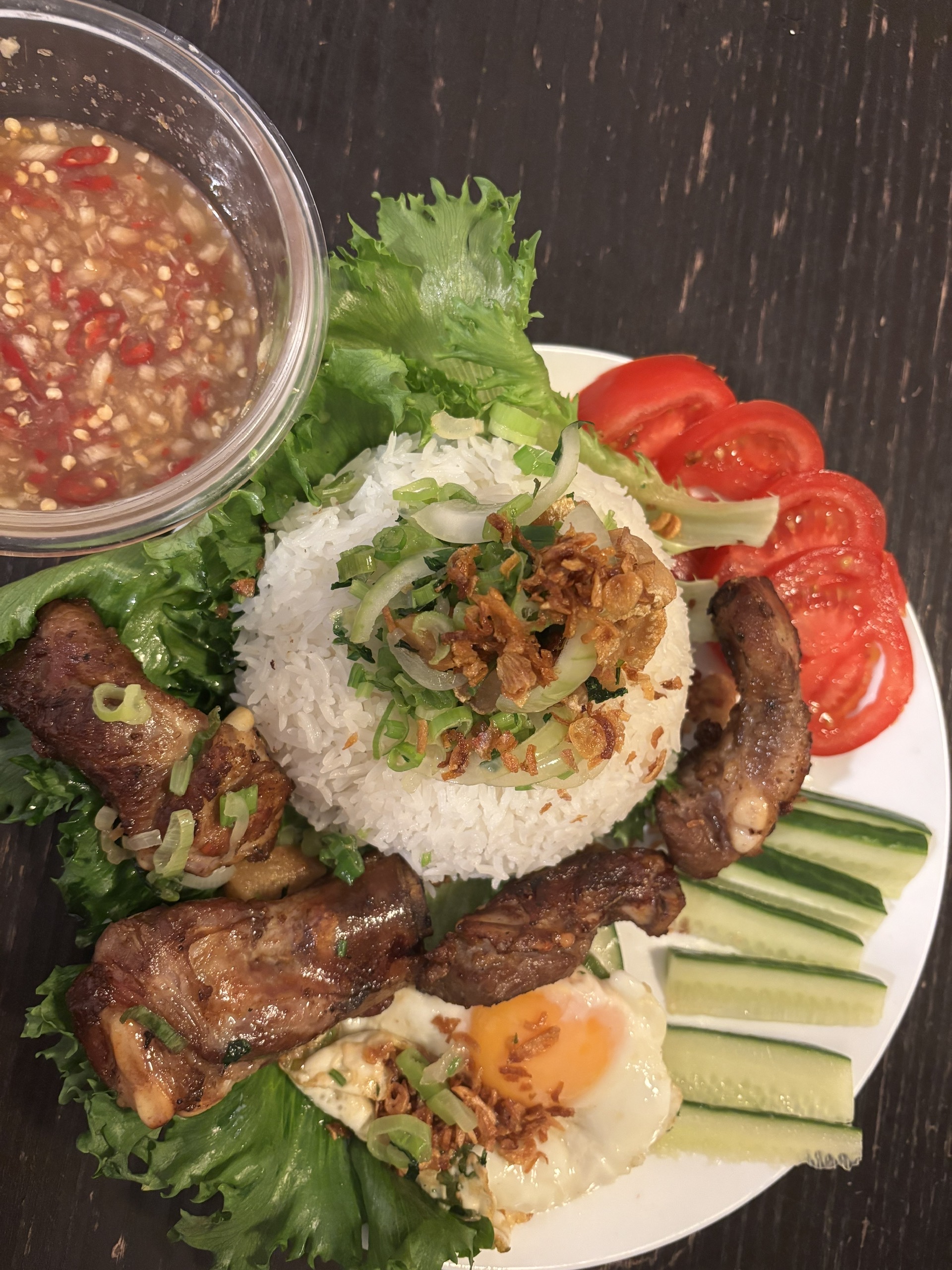  CƠM SƯỜN NON NƯỚNG (Pick up)