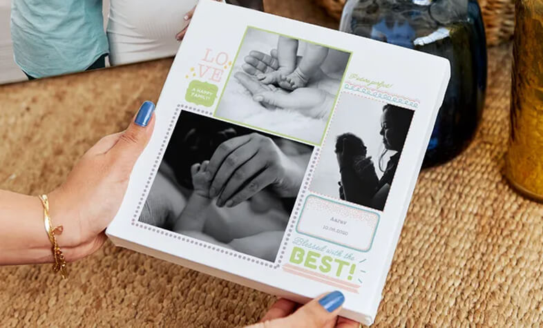 Canvas Print for new born baby