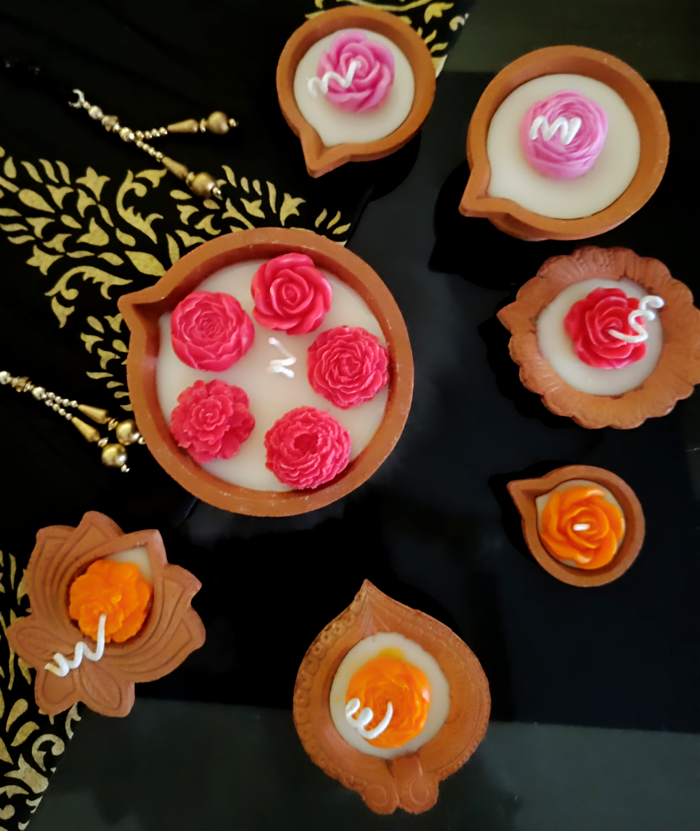 Terracotta Diya Candles