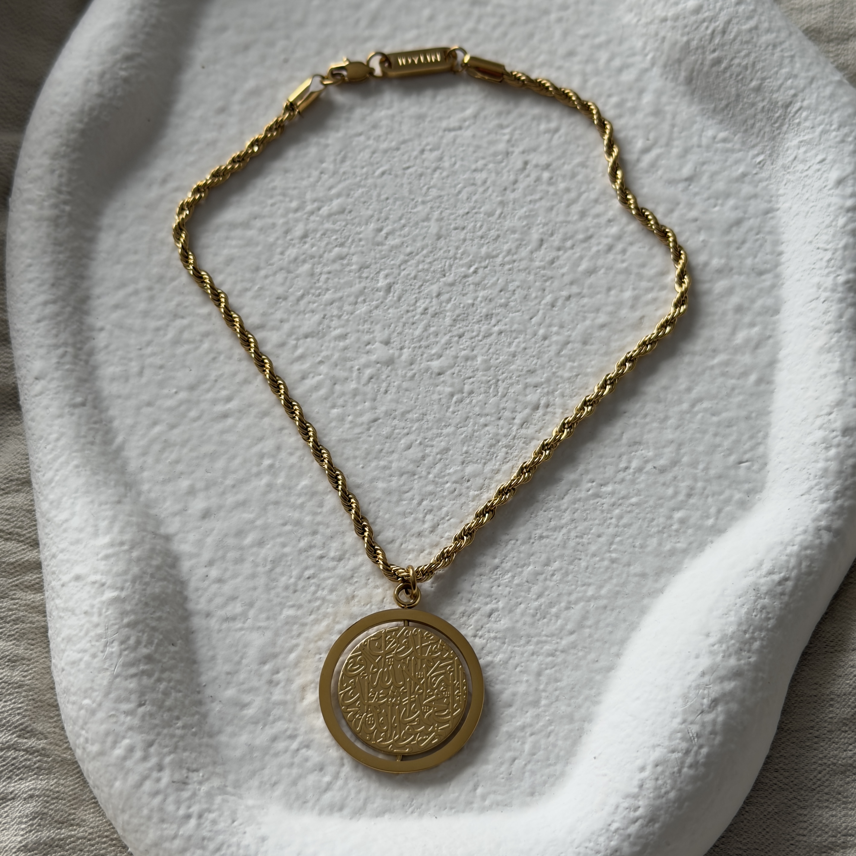 Pendentif de Voiture Shahada Or