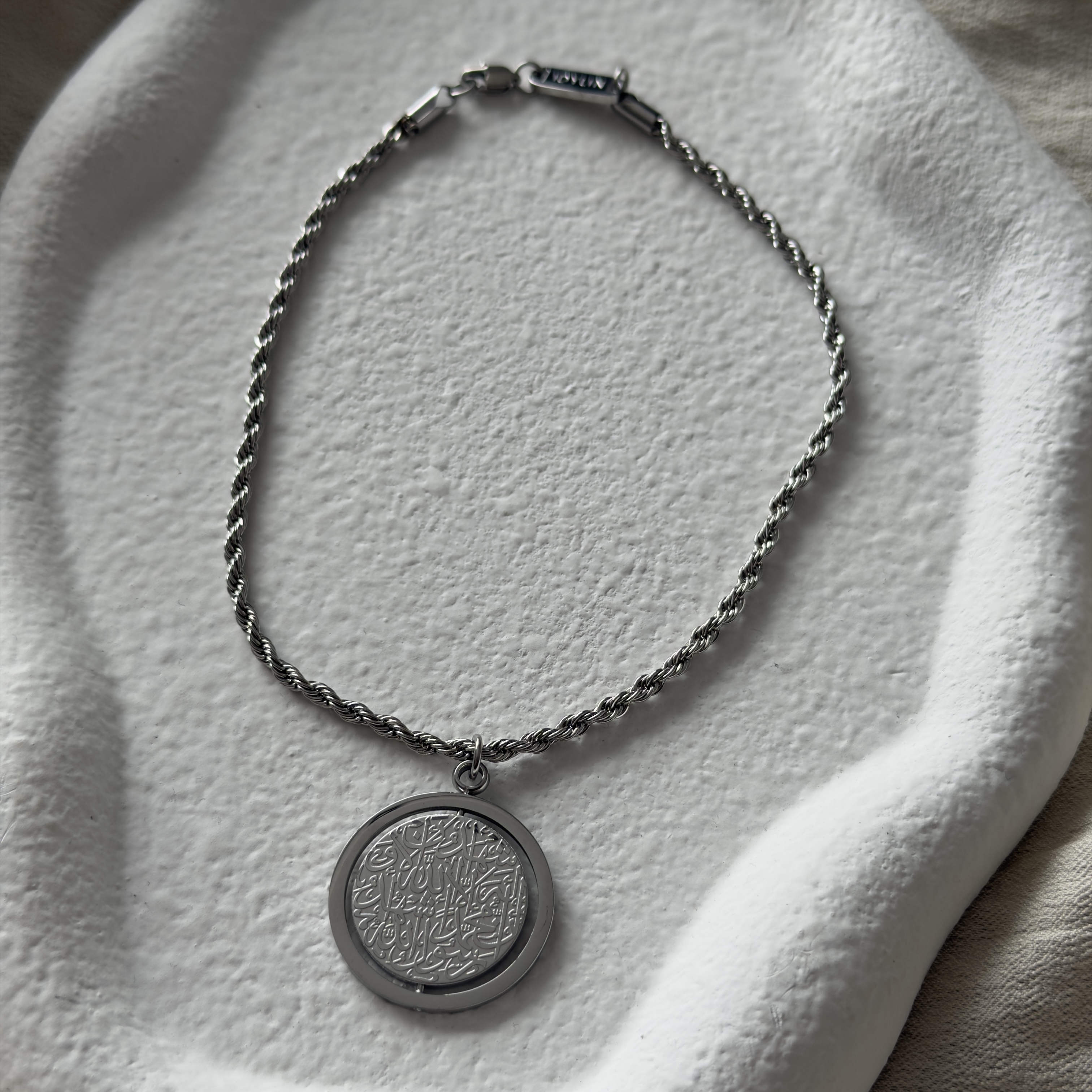 Pendentif de Voiture Shahada Argent