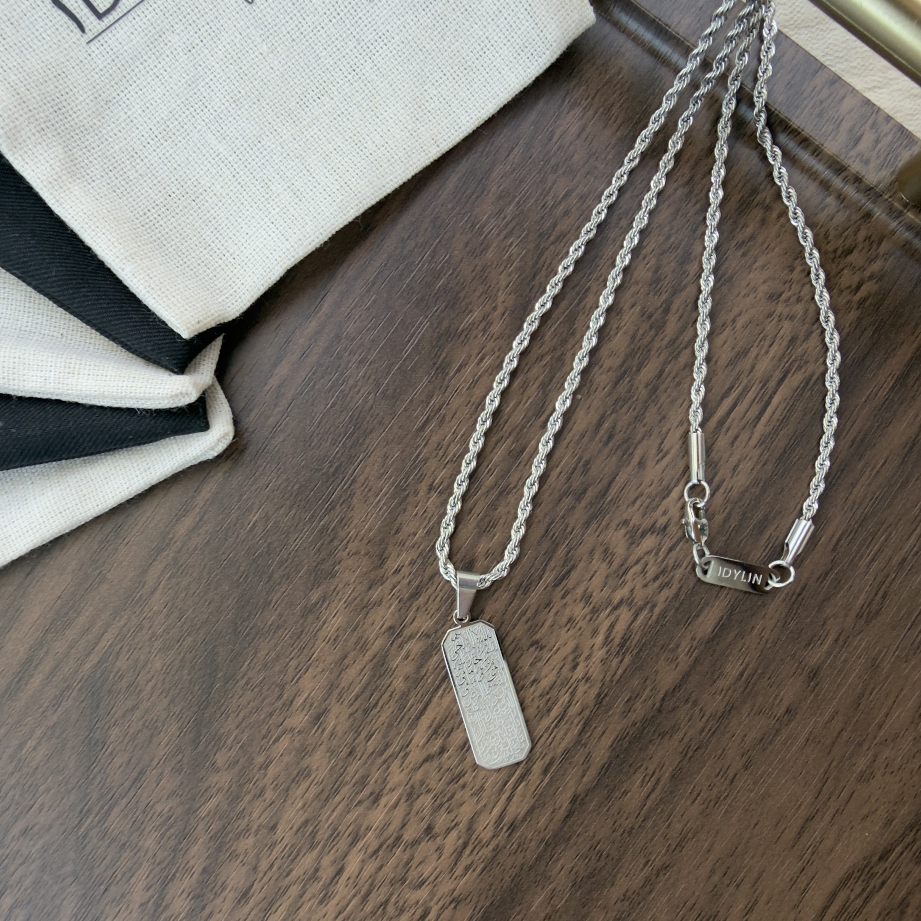 Collier Ayat al-Kursi Homme