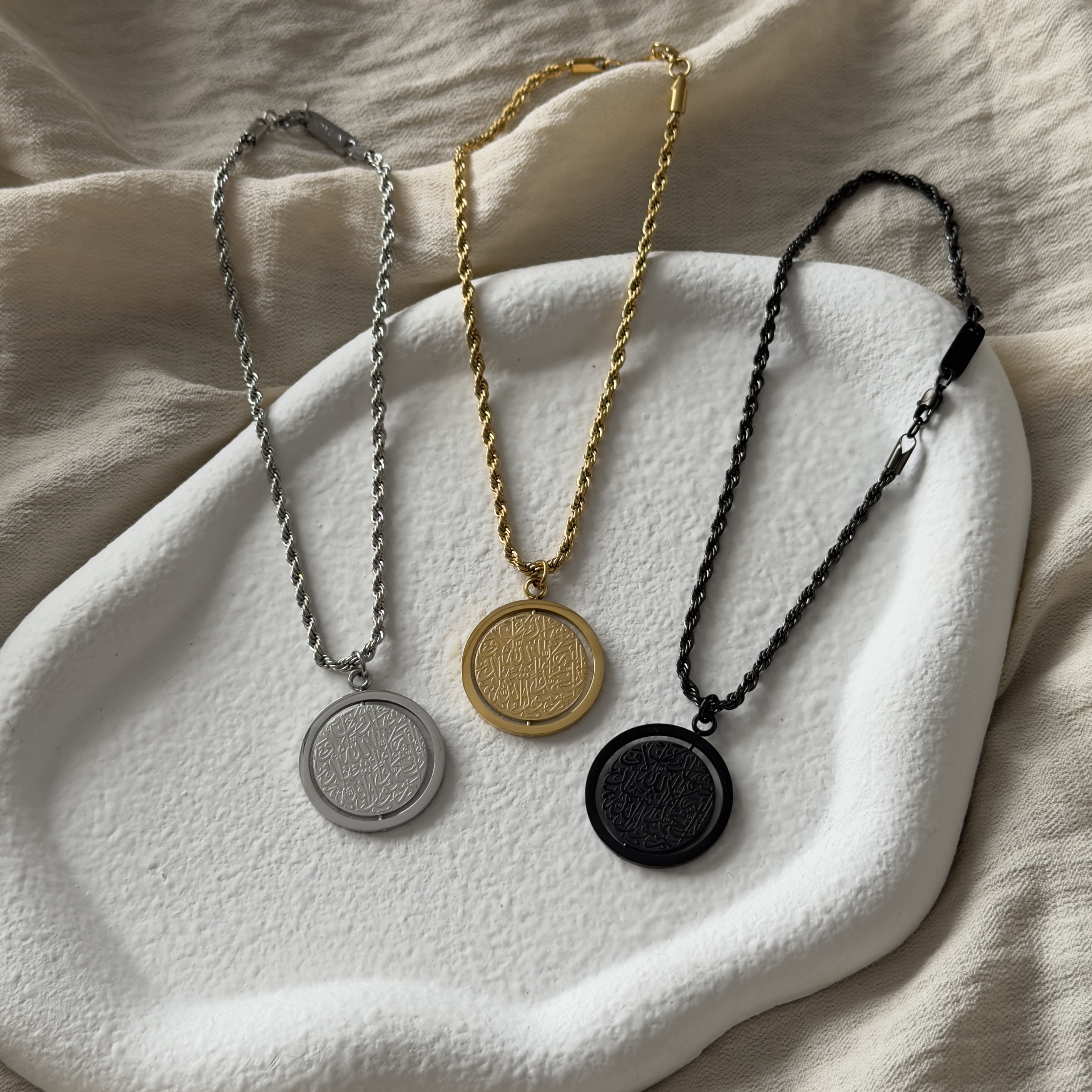 Pendentif de Voiture Shahada Argent