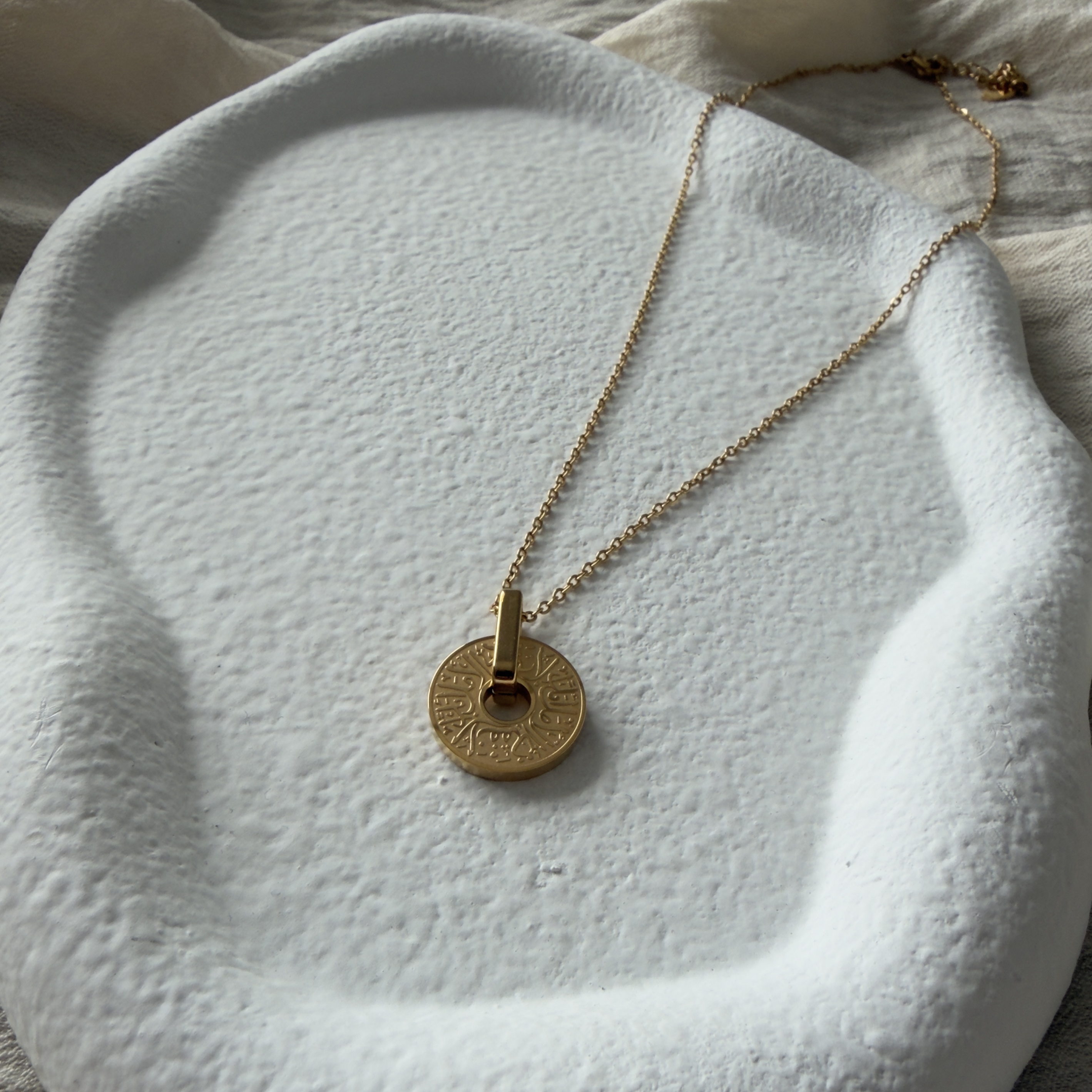 Collier "Never Lose Hope" Or 