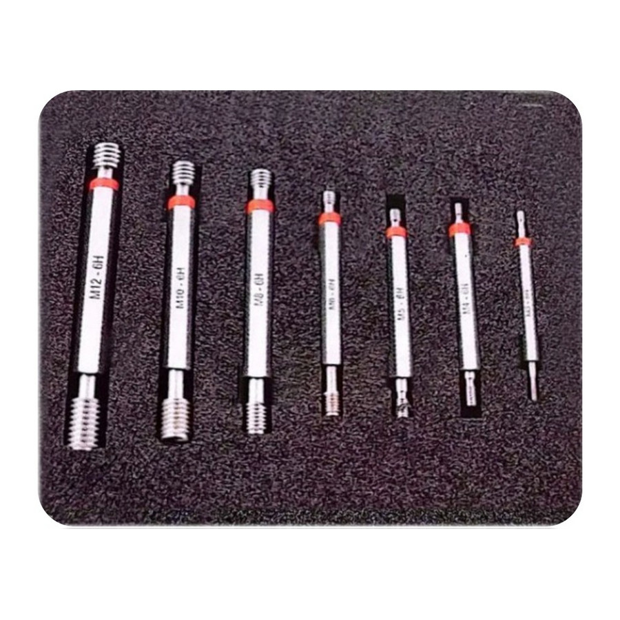 Metric Thread Go/No-Go Plug and Ring Gauge Set