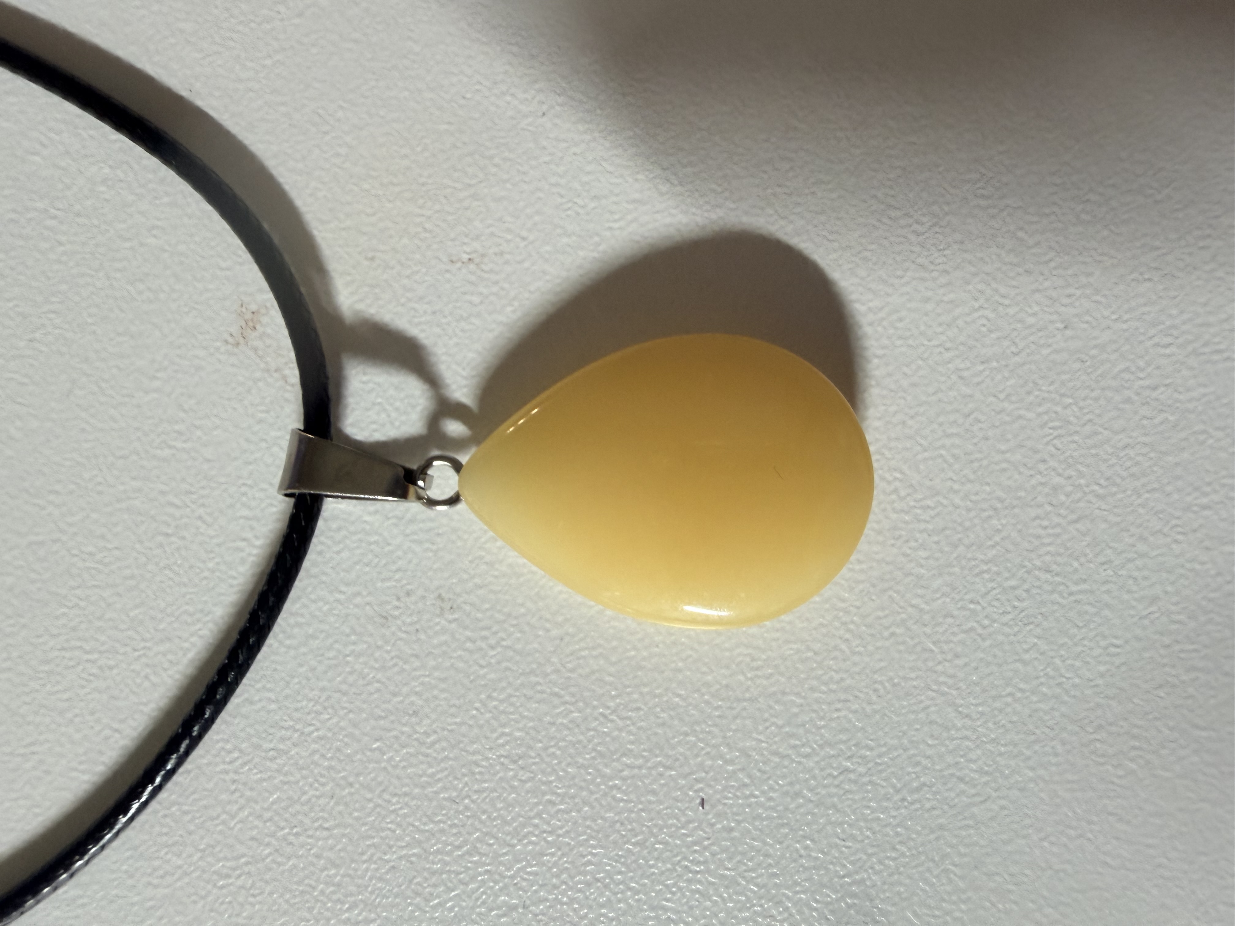 Yellow Jade Intention Pendant