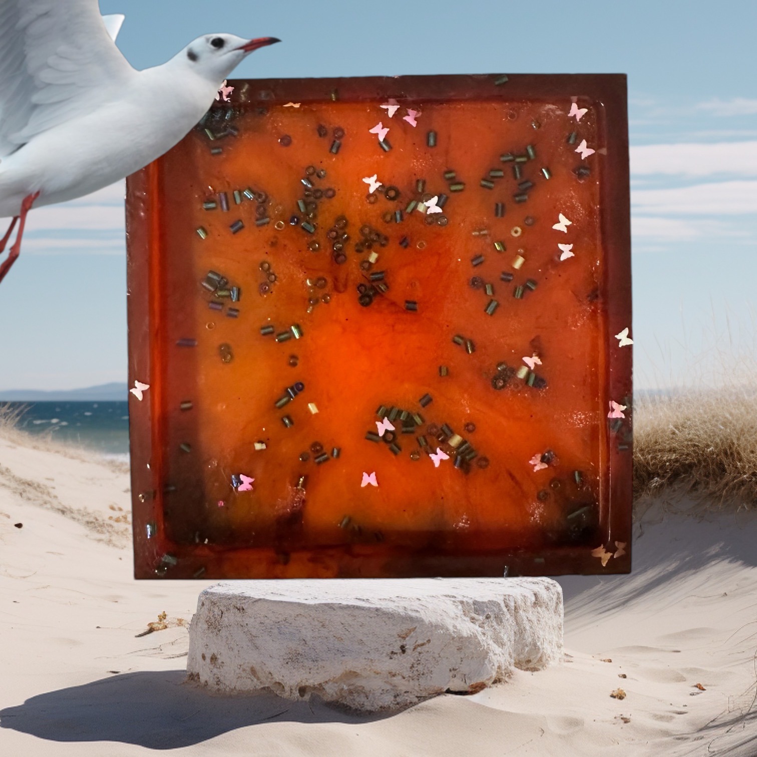 Handcrafted Resin Tray