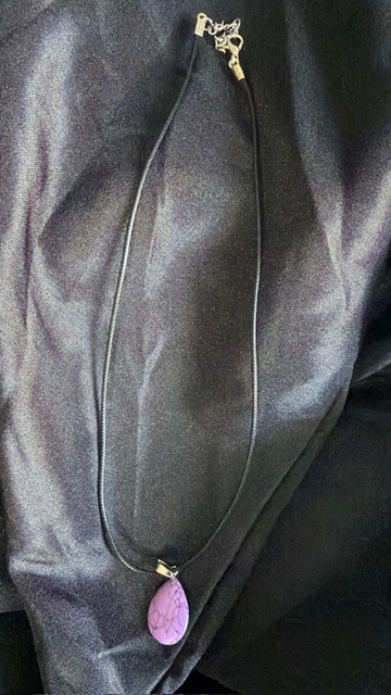 Purple Howlite Intention Pendant