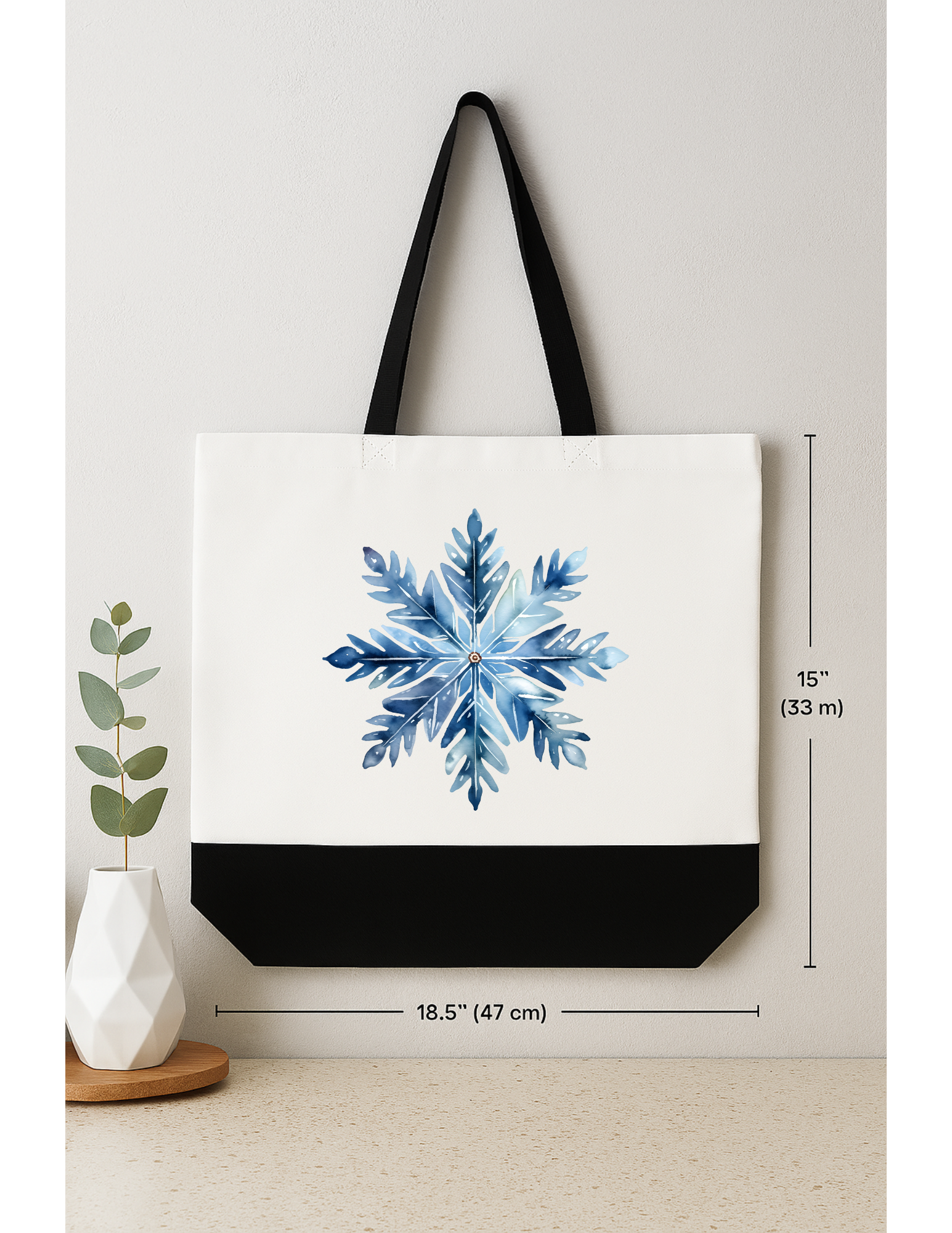 Snowflake Tote Bag