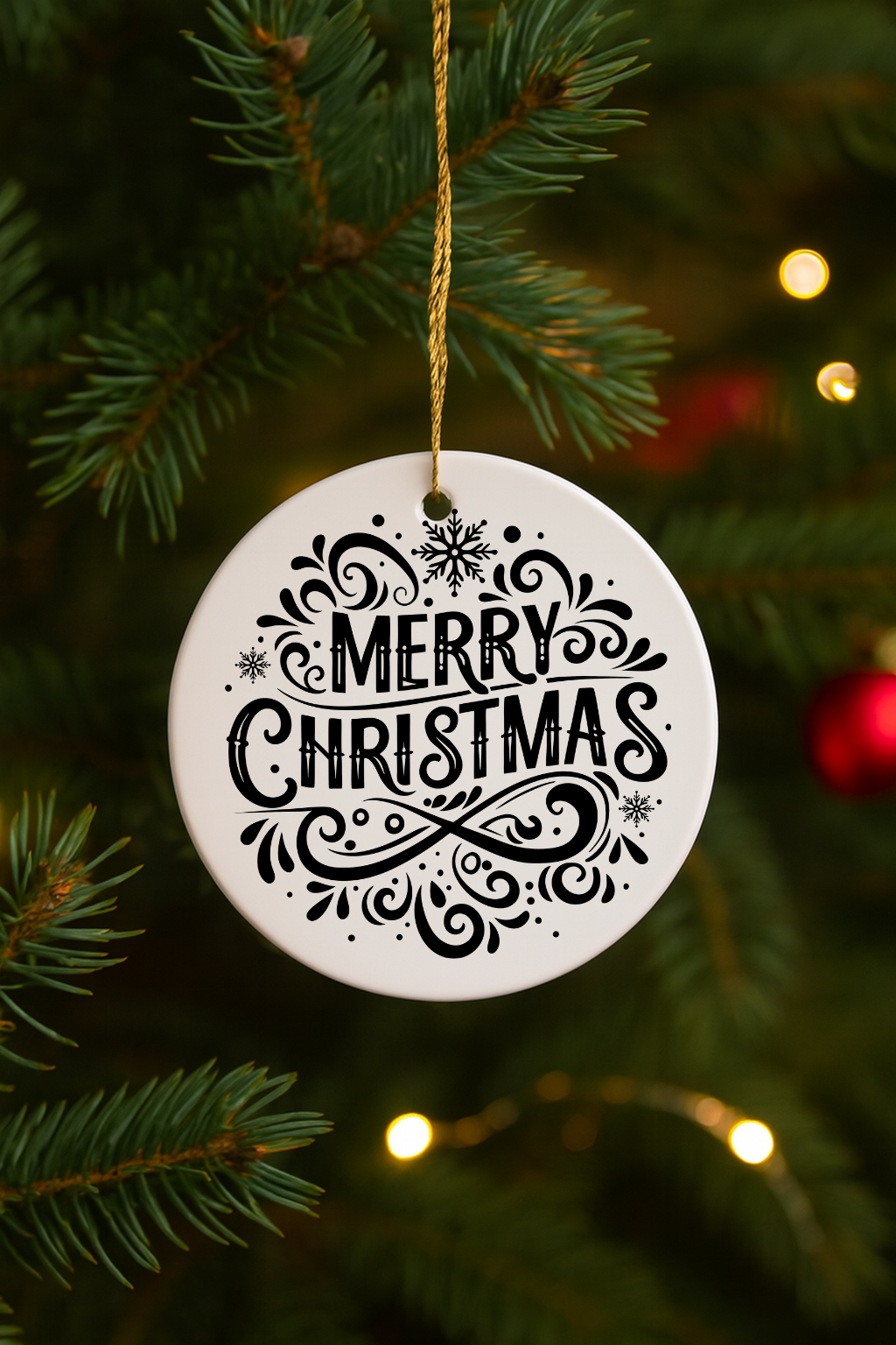 Merry Christmas Ornament