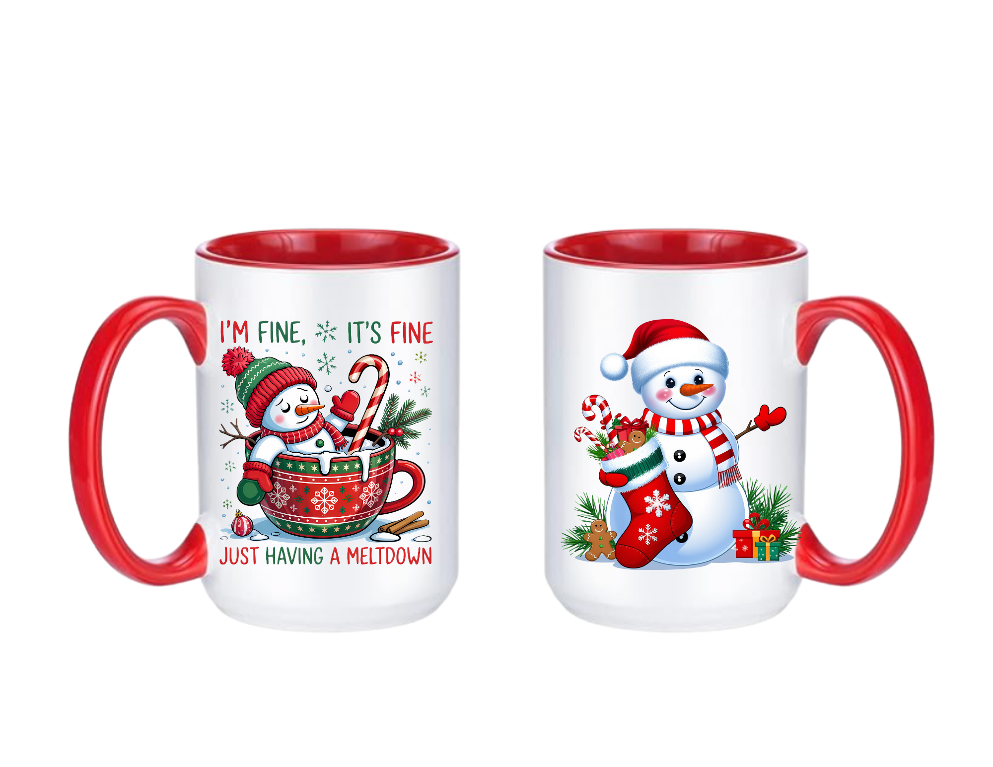 Snowman Christmas Mug