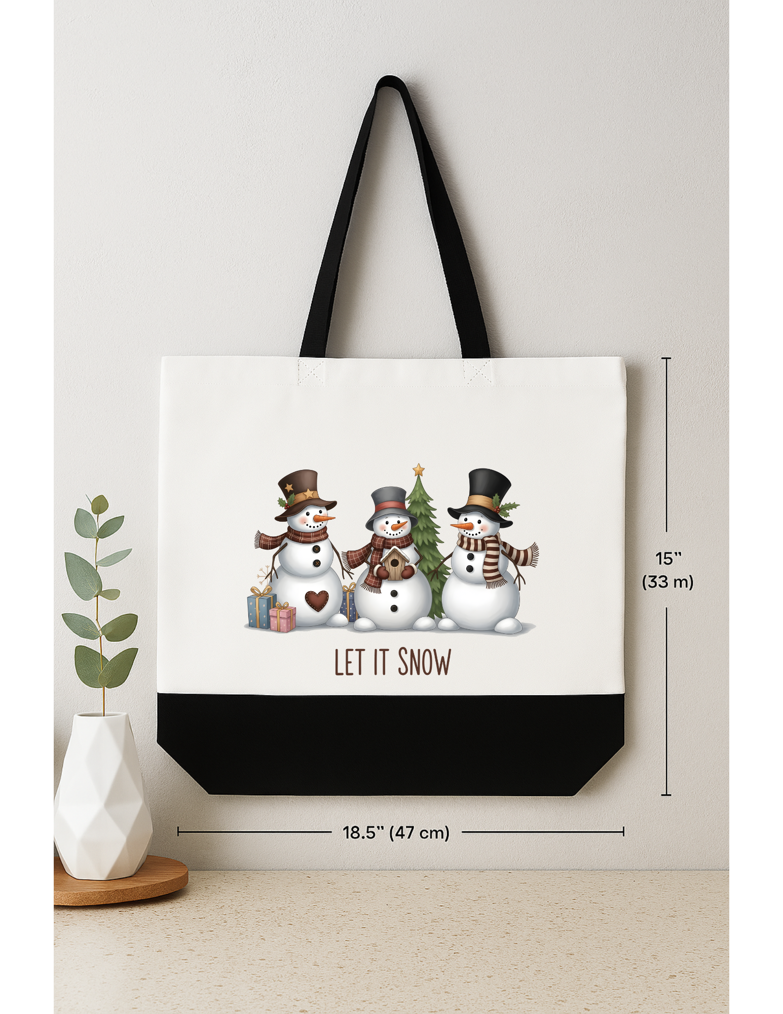 Let It Snow Tote Bag