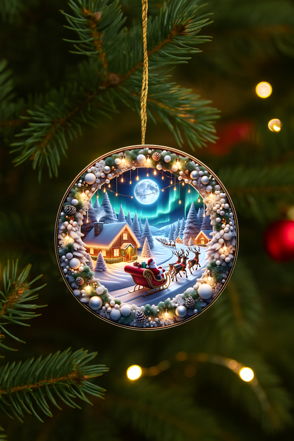 Village Christmas Ornament