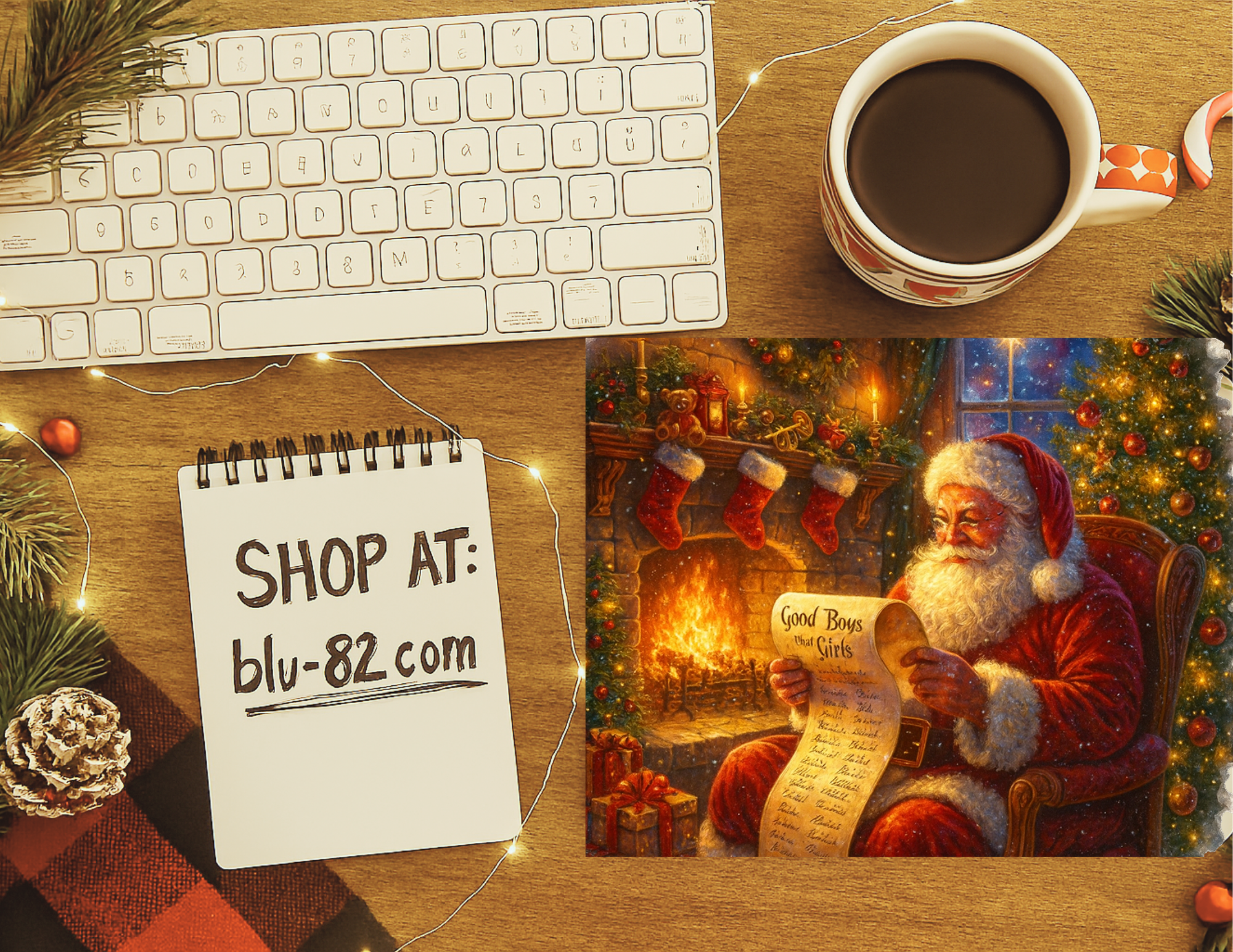 Santa Claus Christmas Mouse Pad