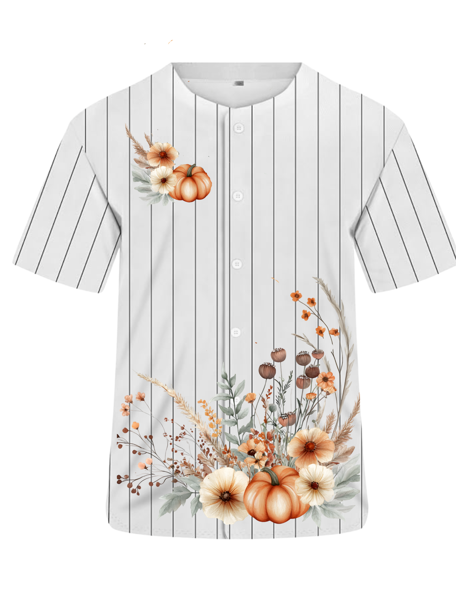 Autumn Floral Baseball Jersey