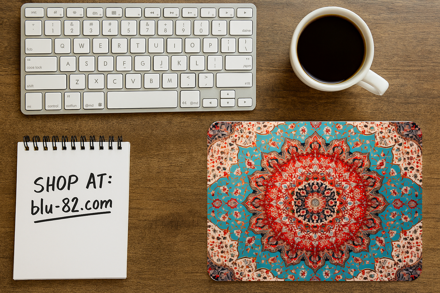 Mandala Pattern Mouse Pad