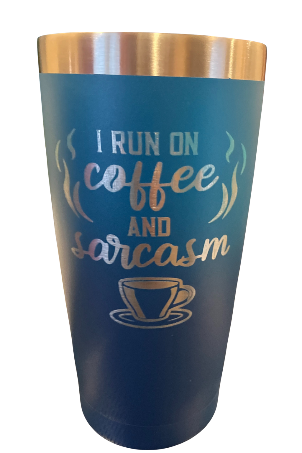 Coffee and Sarcasm Travel Tumbler