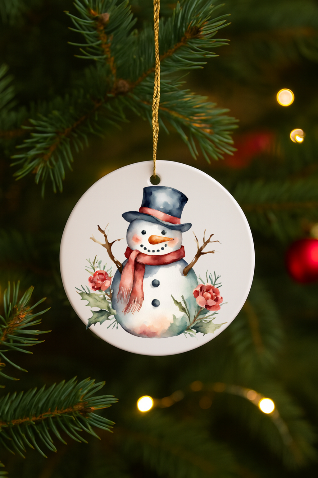 Snowman Christmas Ornament