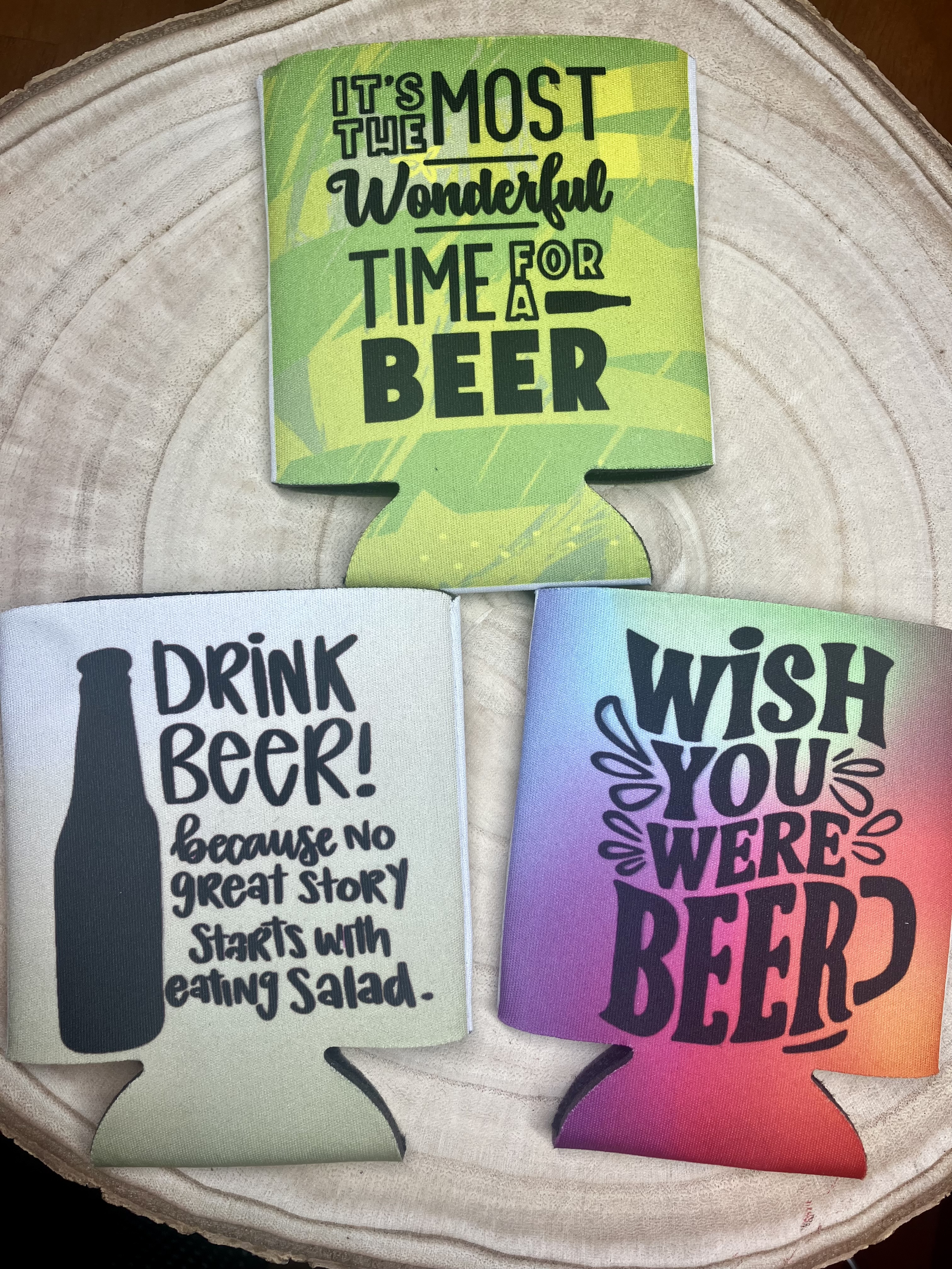 Set of Beer Can Coolers