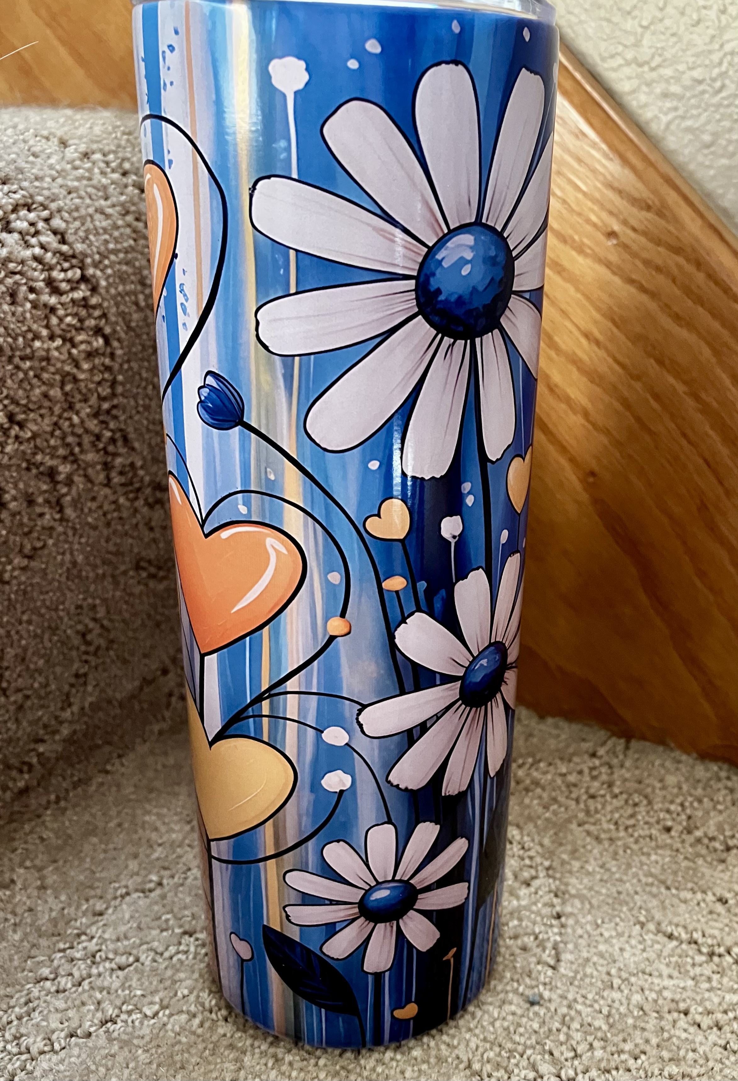 Daisy Floral Insulated Tumbler