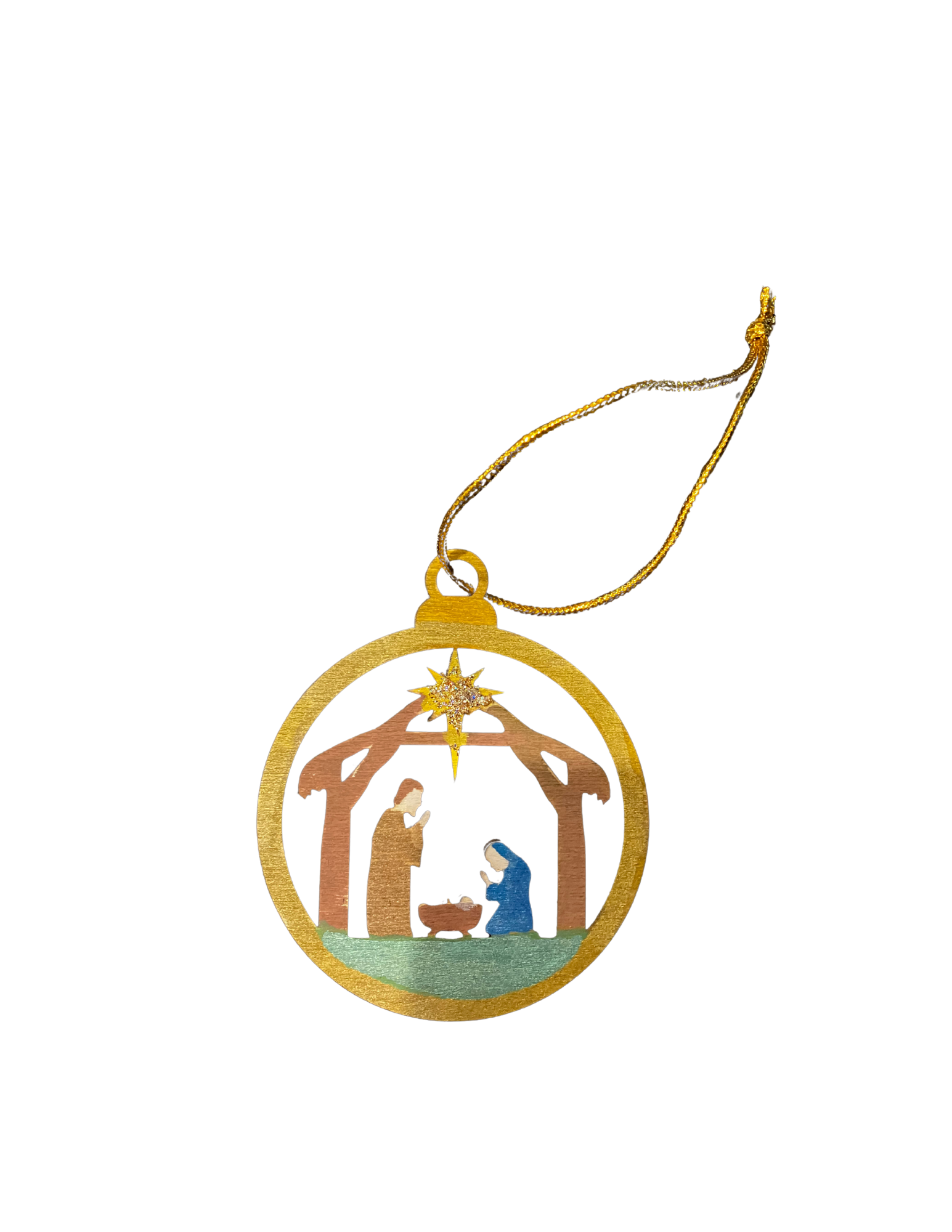 Nativity Scene Christmas Ornament