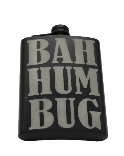 "Bah Humbug" Hip Flask