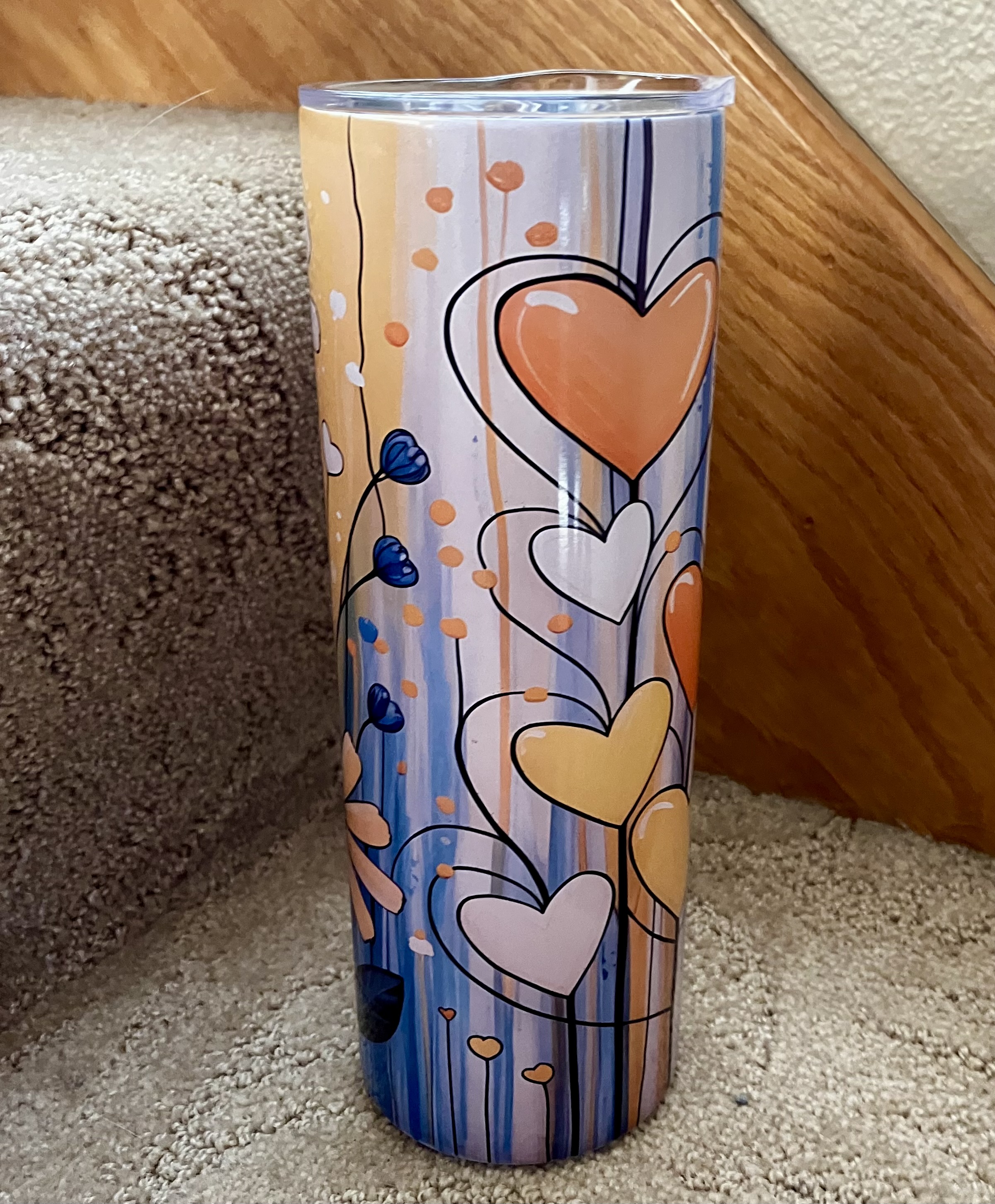 Daisy Floral Insulated Tumbler