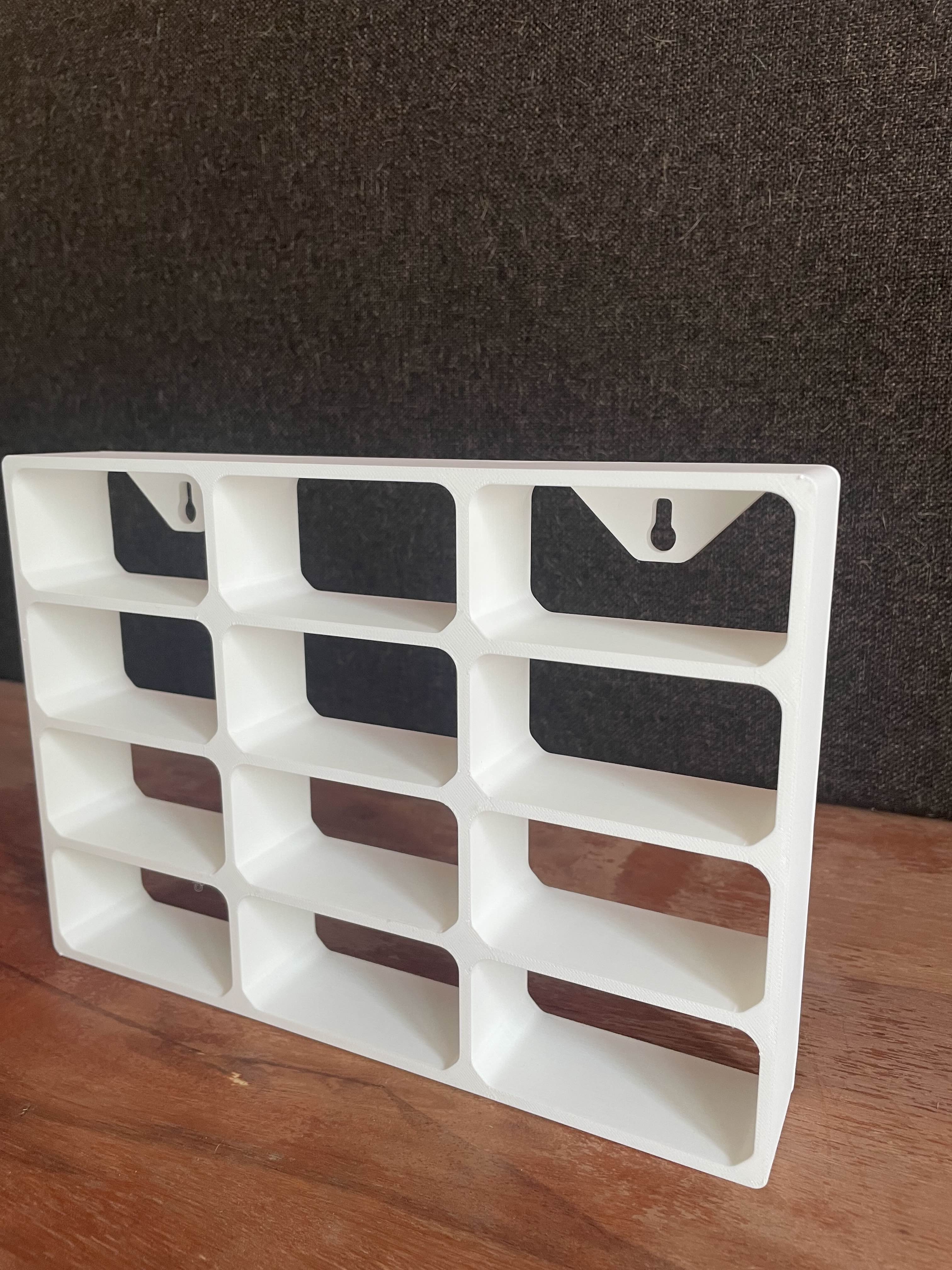 Hot Wheels 12-Rack Wall Mount Stand – Premium PLA Build 