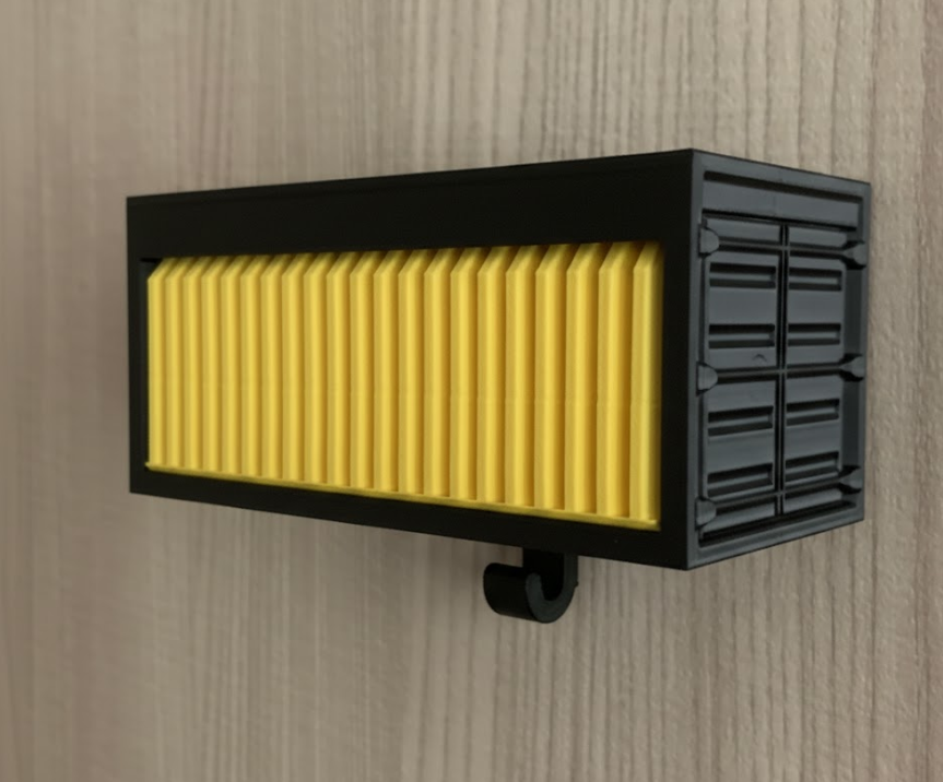 Wall-mounted Key holder with car garage design