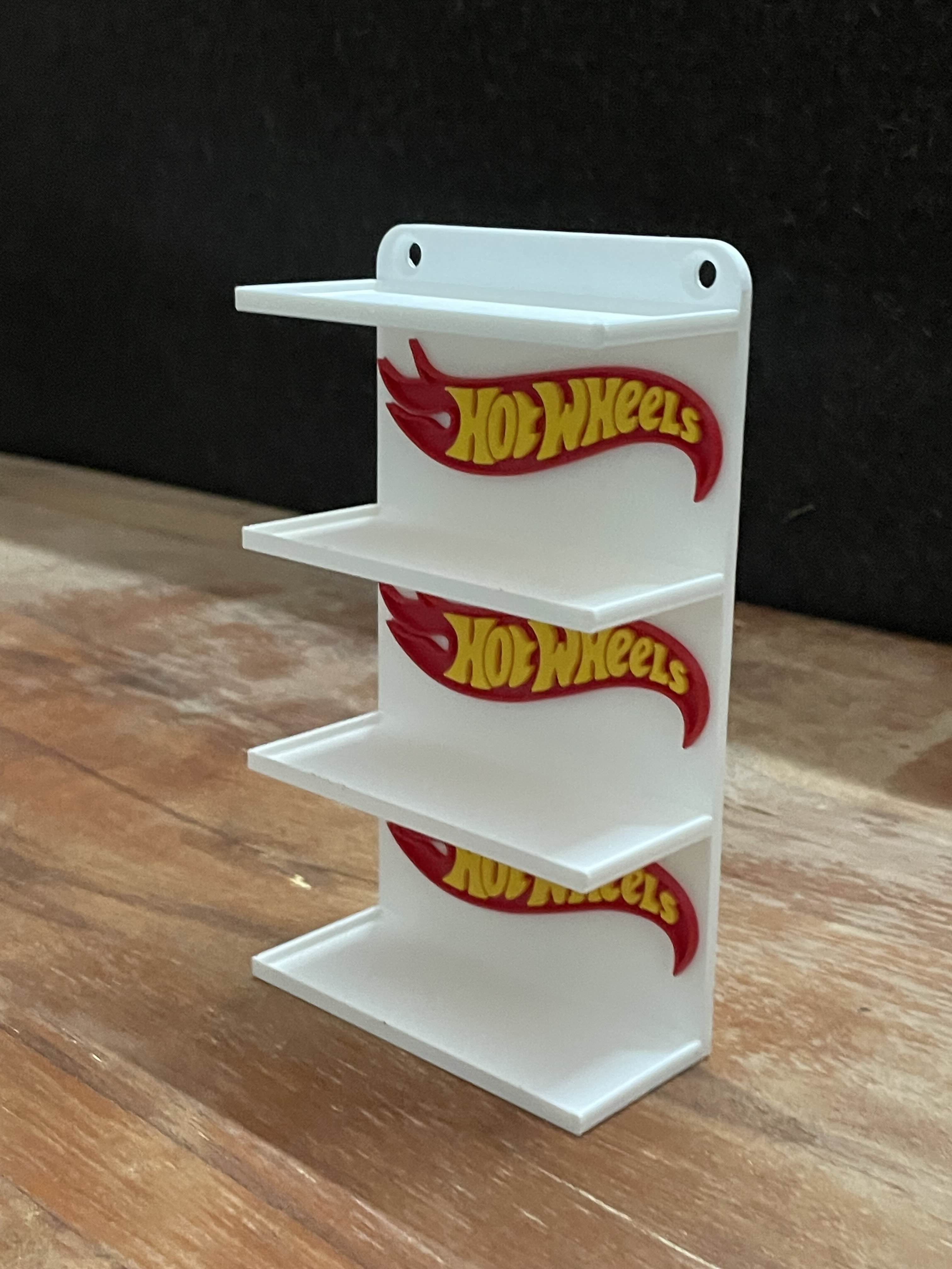 Hot Wheels 4-Car Display Stand – Custom Logo Edition