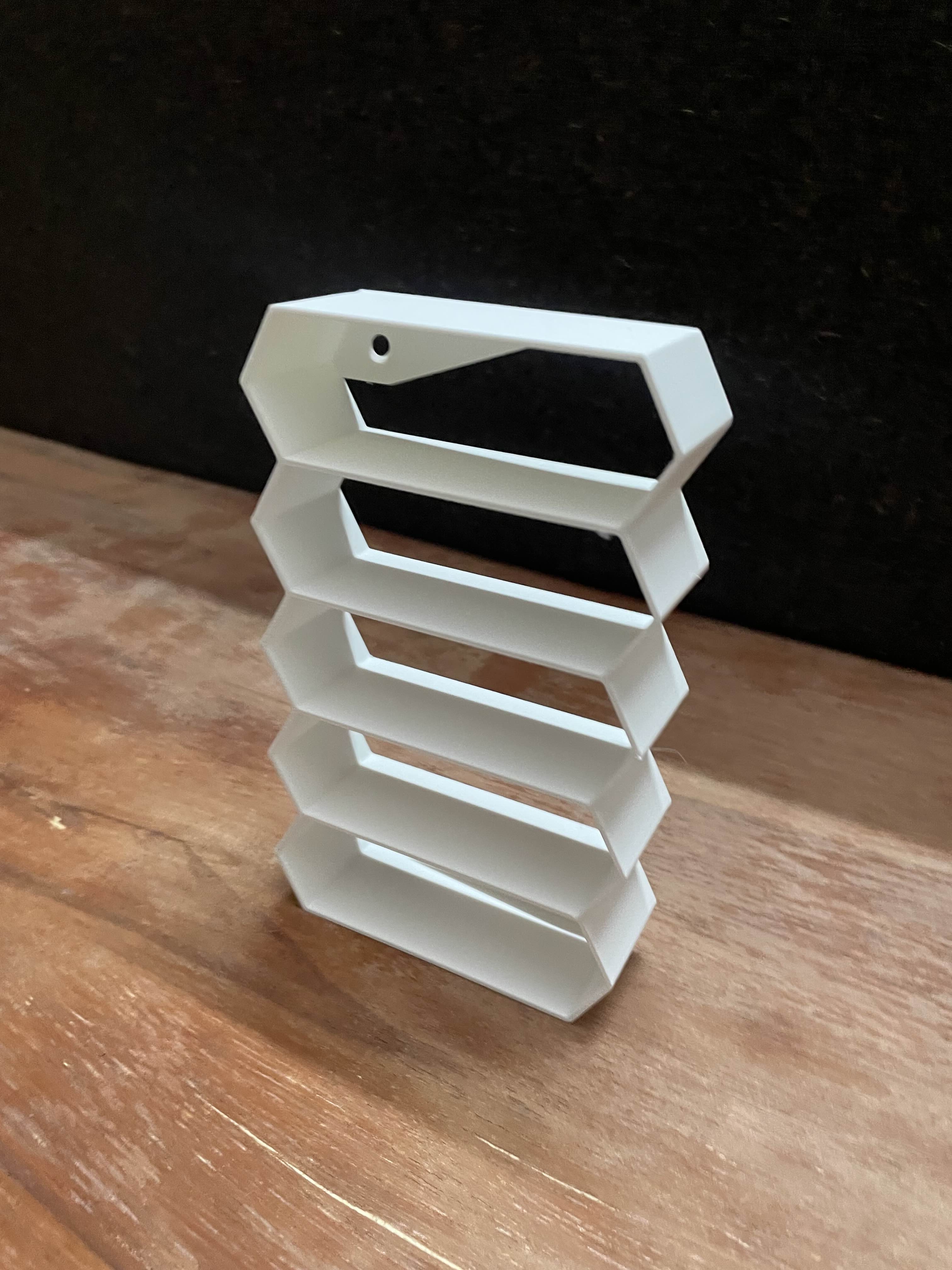 Hot Wheels 5-Rack - Zig-Zag Honeycomb Design (Premium PLA Build)