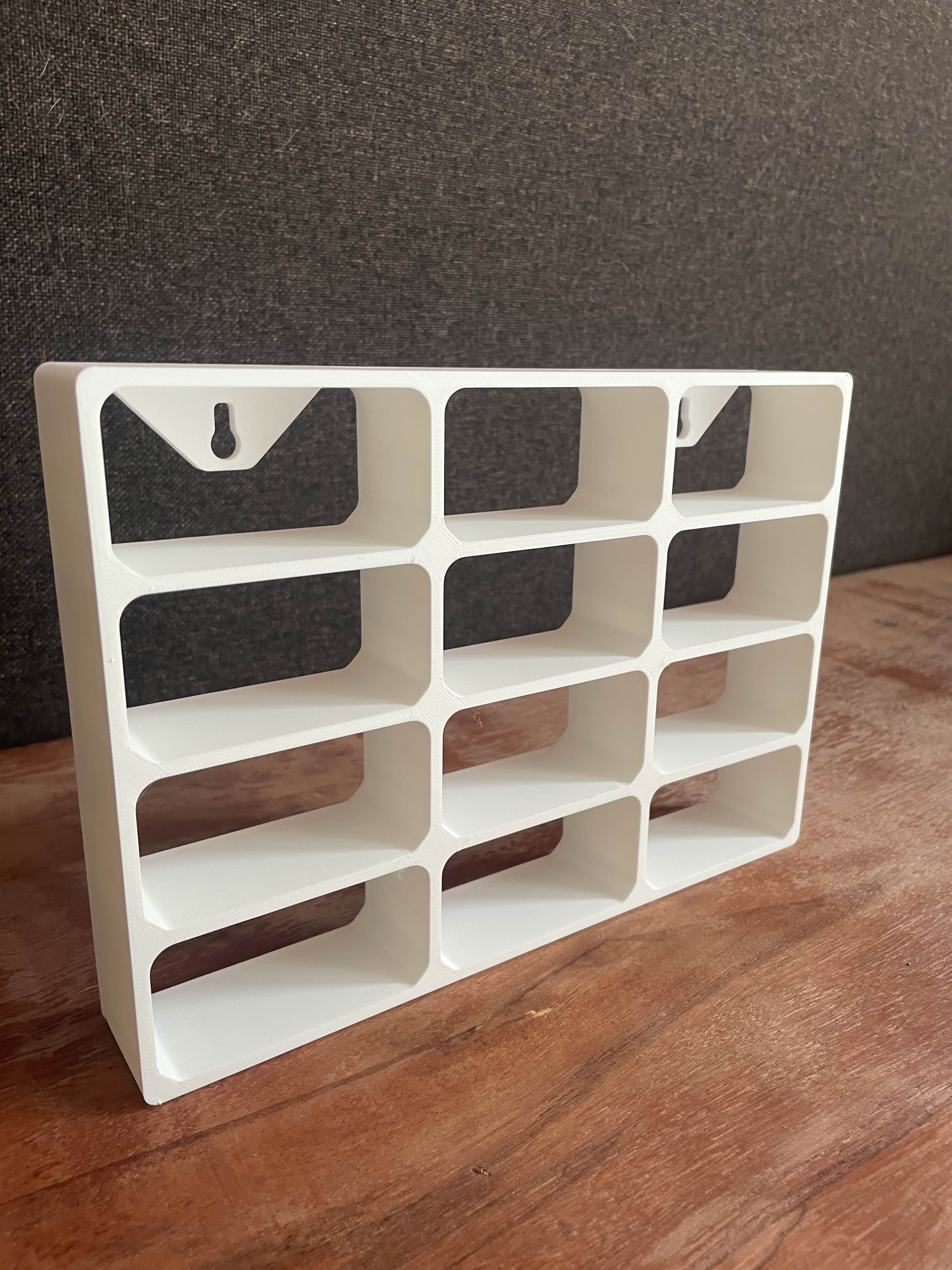 Hot Wheels 12-Rack Wall Mount Stand – Premium PLA Build 